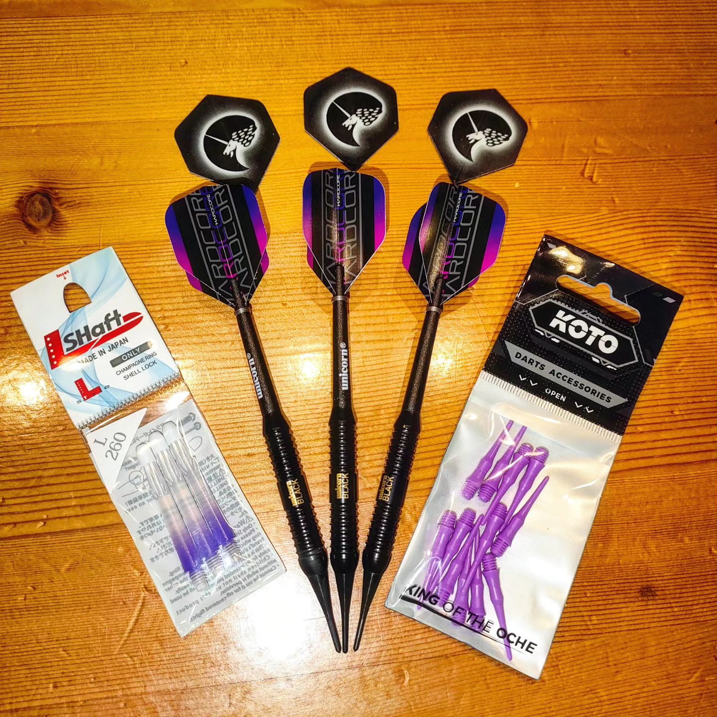 #dartshopper ; new flights, shafts & points :)
