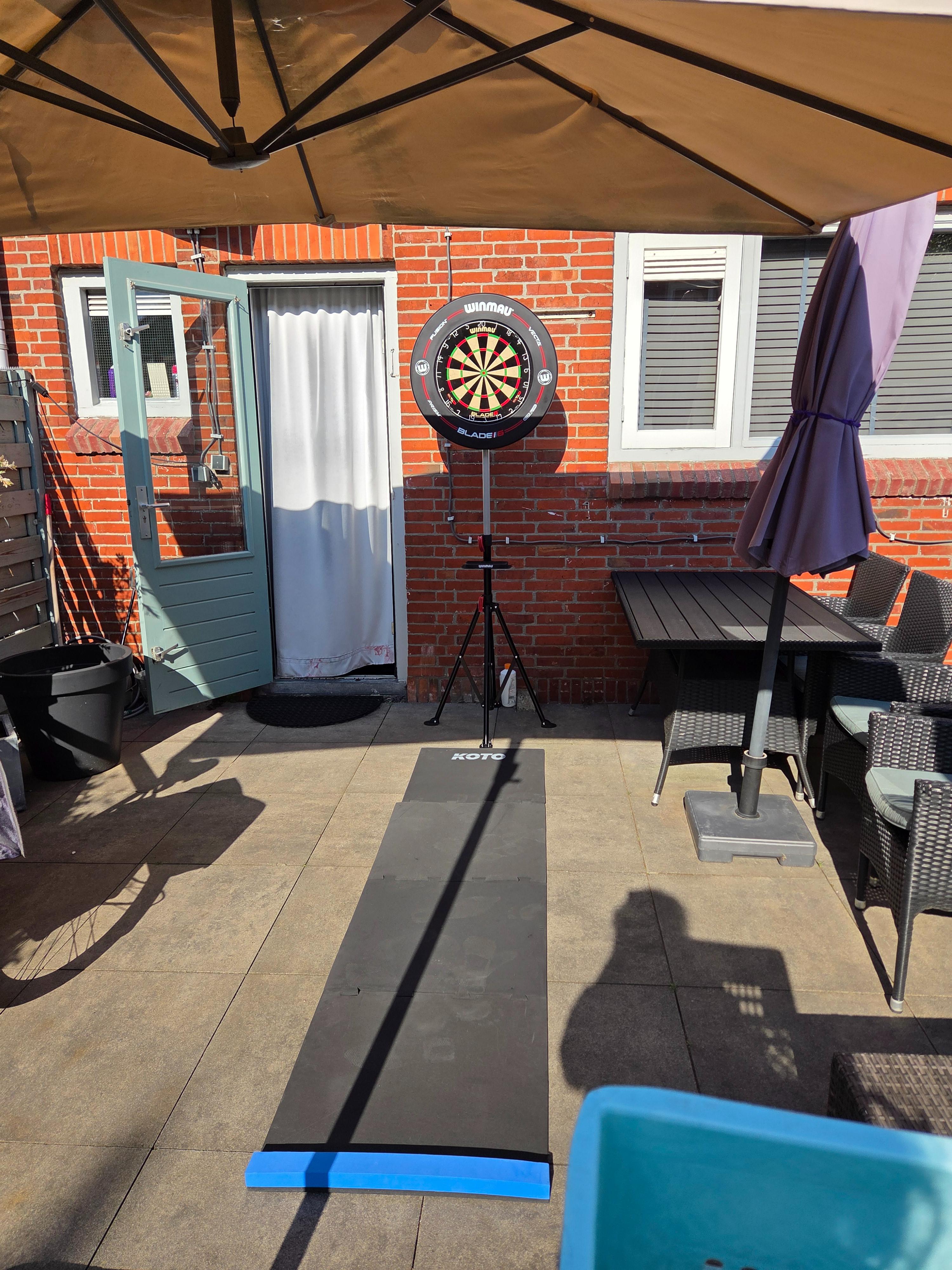 Dartstandaard en mat