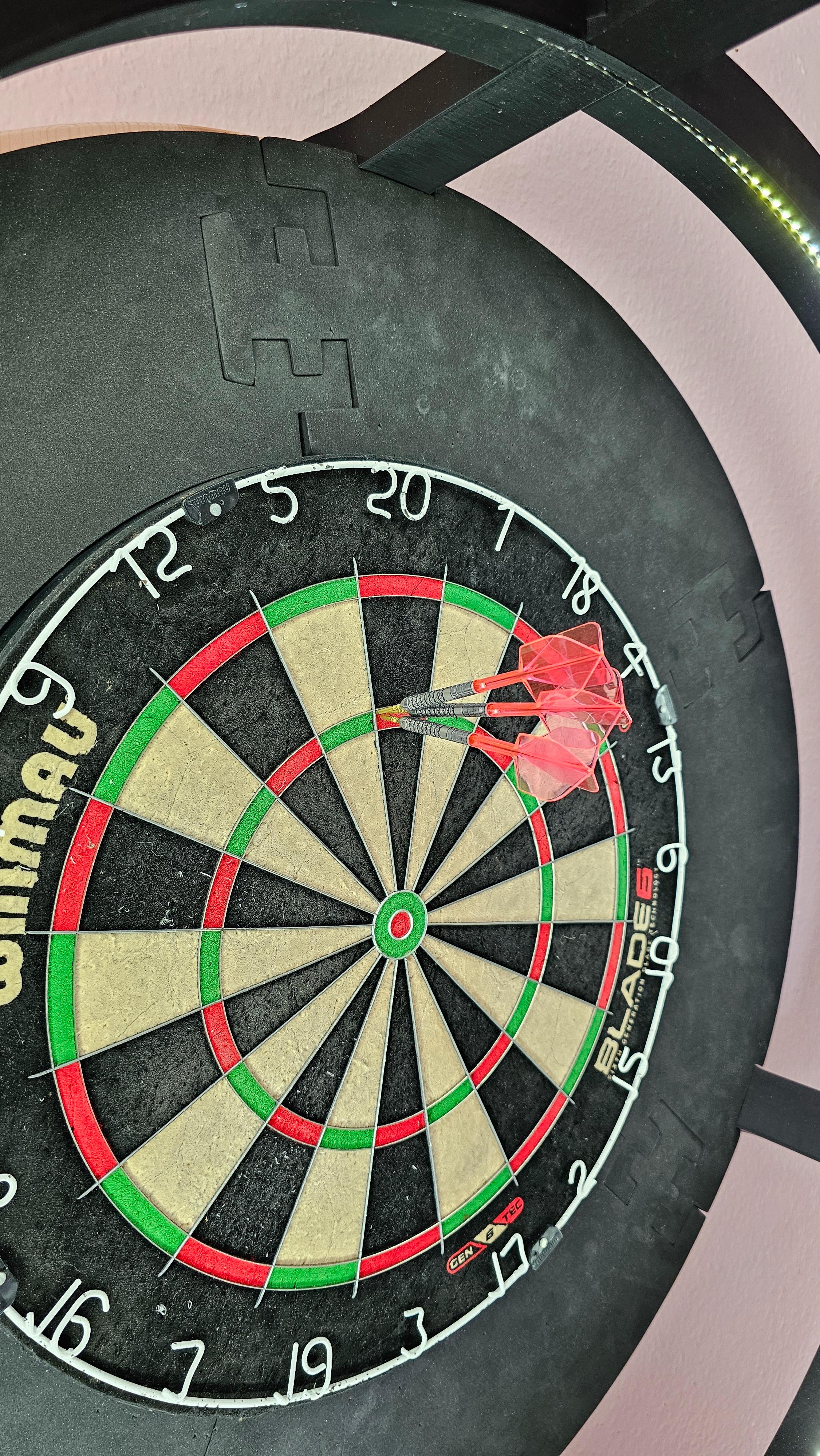 First 180 with New Darts 