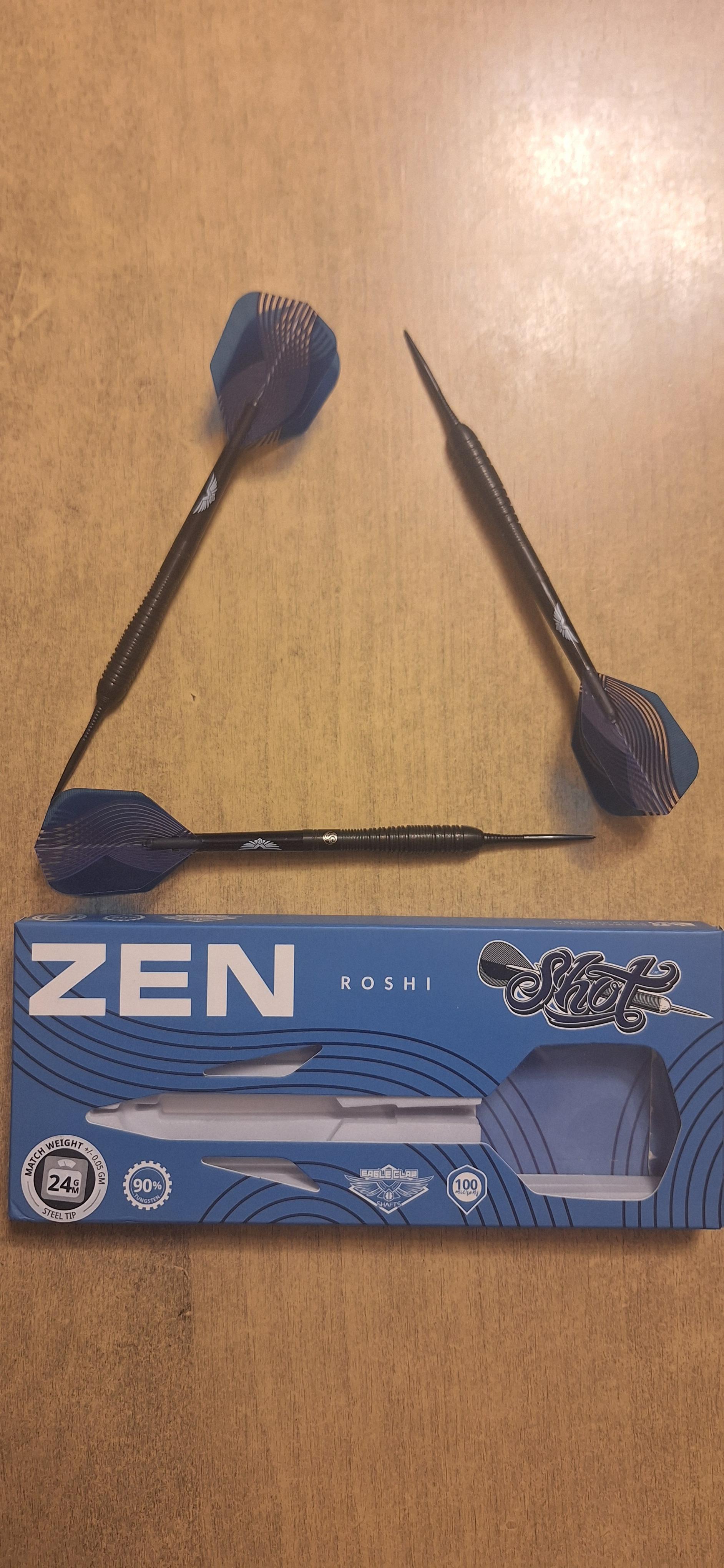 Shot zen roshi met de red dragon raptor gripped points