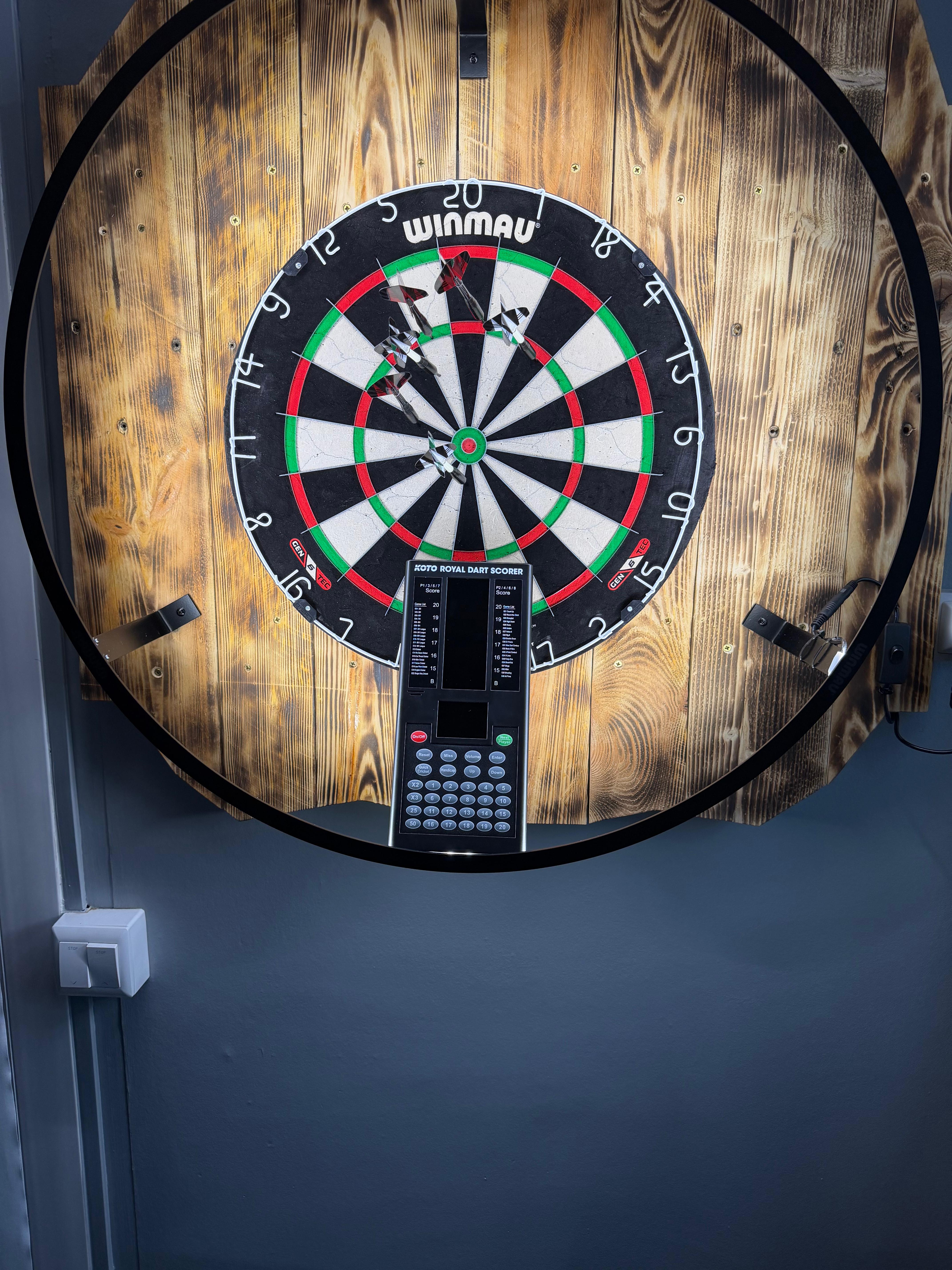 Cible blade 6 , plasma et dartscorer