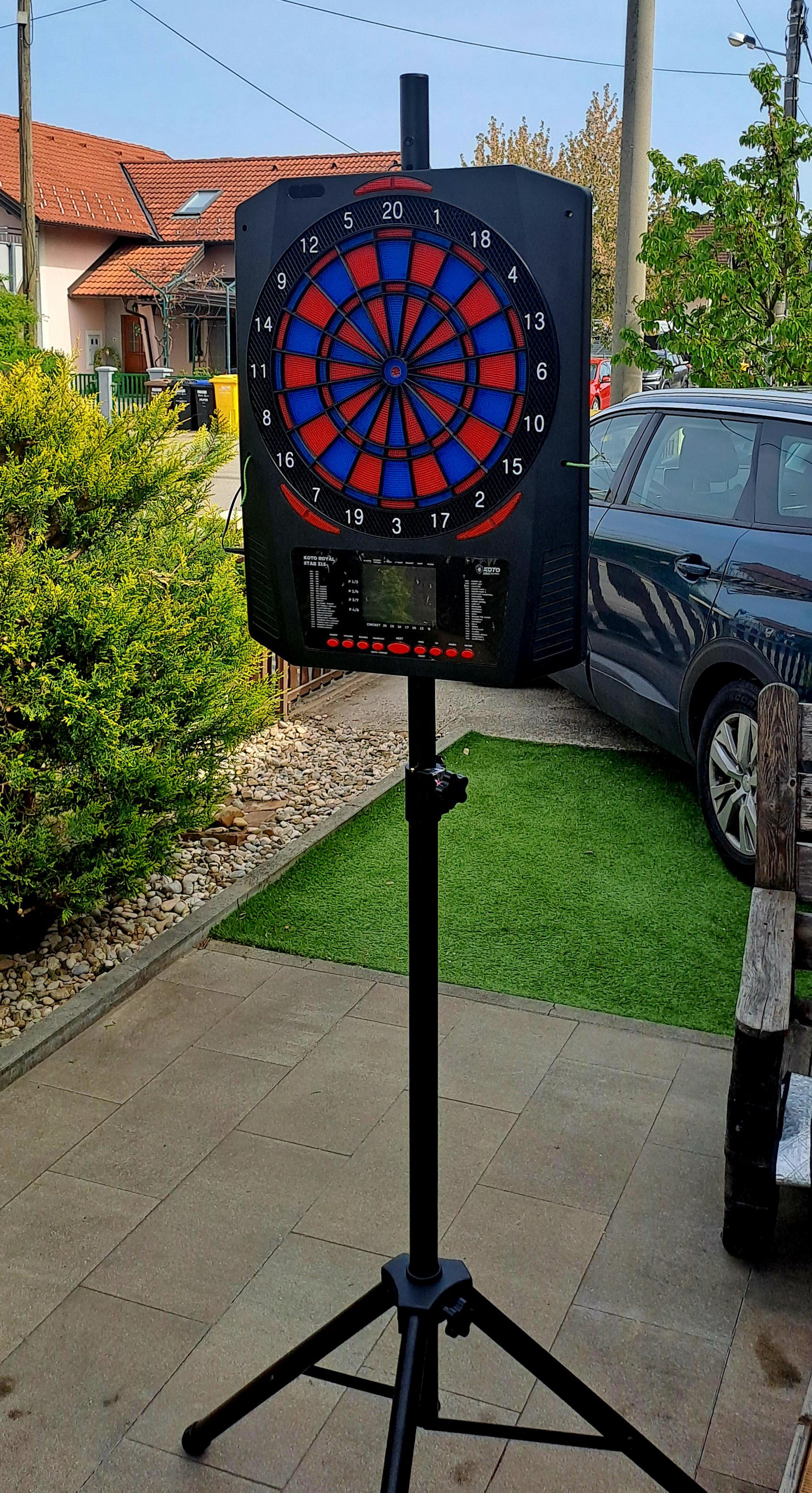 KOTO Heavy Duty Multi Dartboard Stand + Koto Royal Star 315