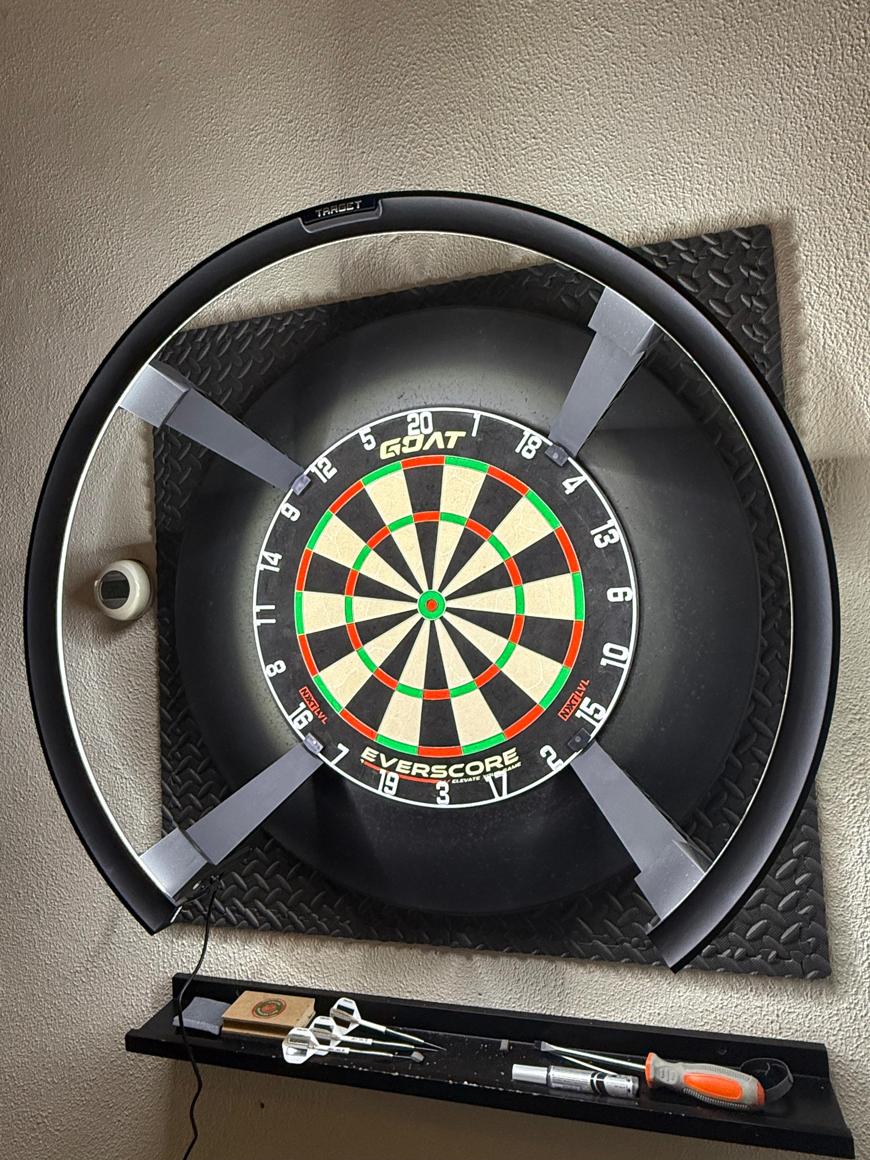 Prachtige Target Omni ring + gloednieuw GOAT Everscore