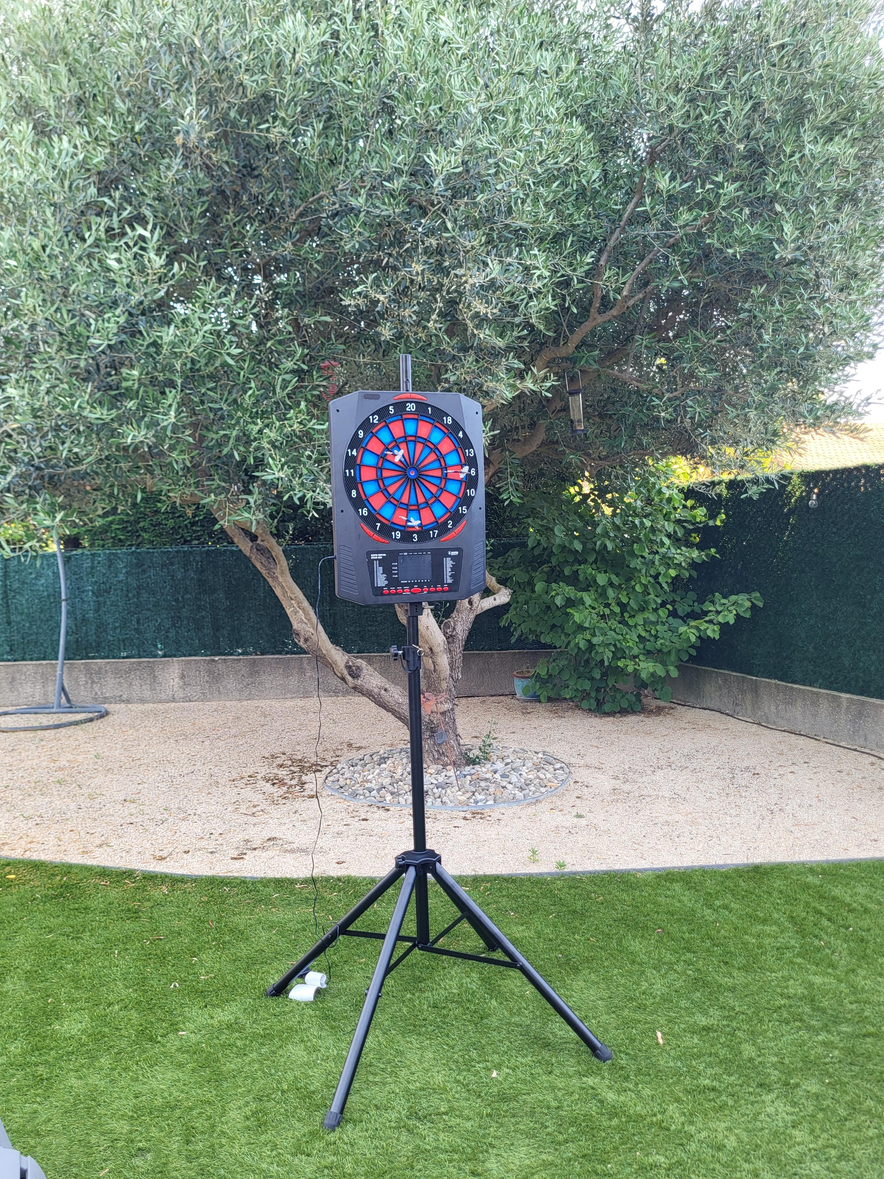 En place dans le jardin