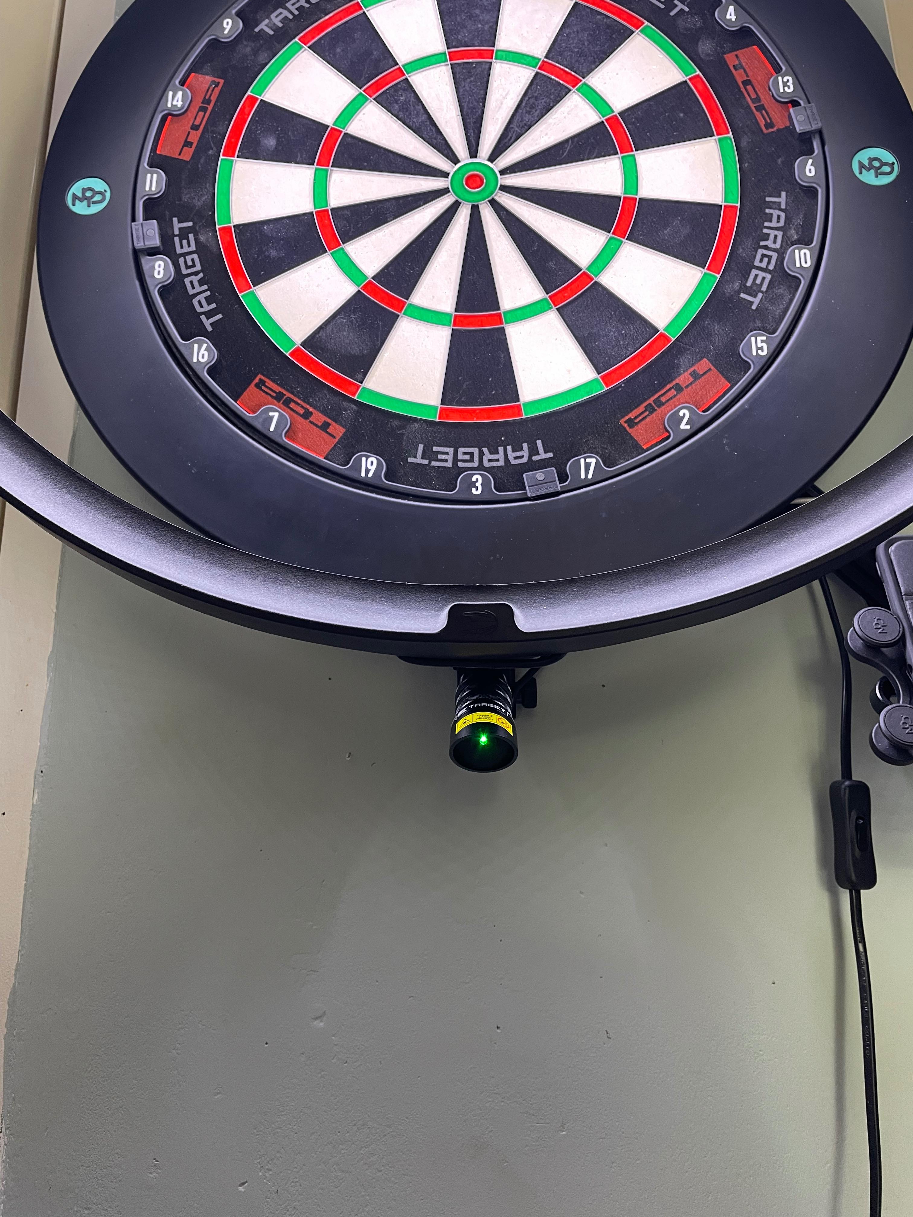 Tor bord en laser oche 