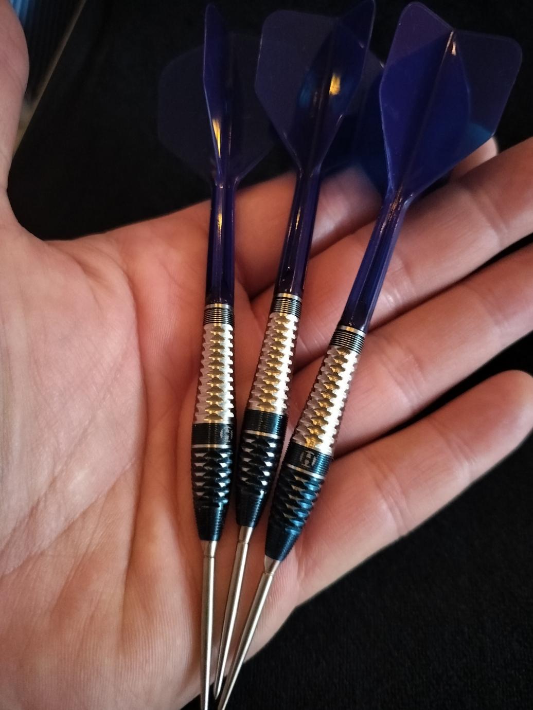Harrows Geo Bomb Quick Point 90% & Target K-Flex Blue NO6