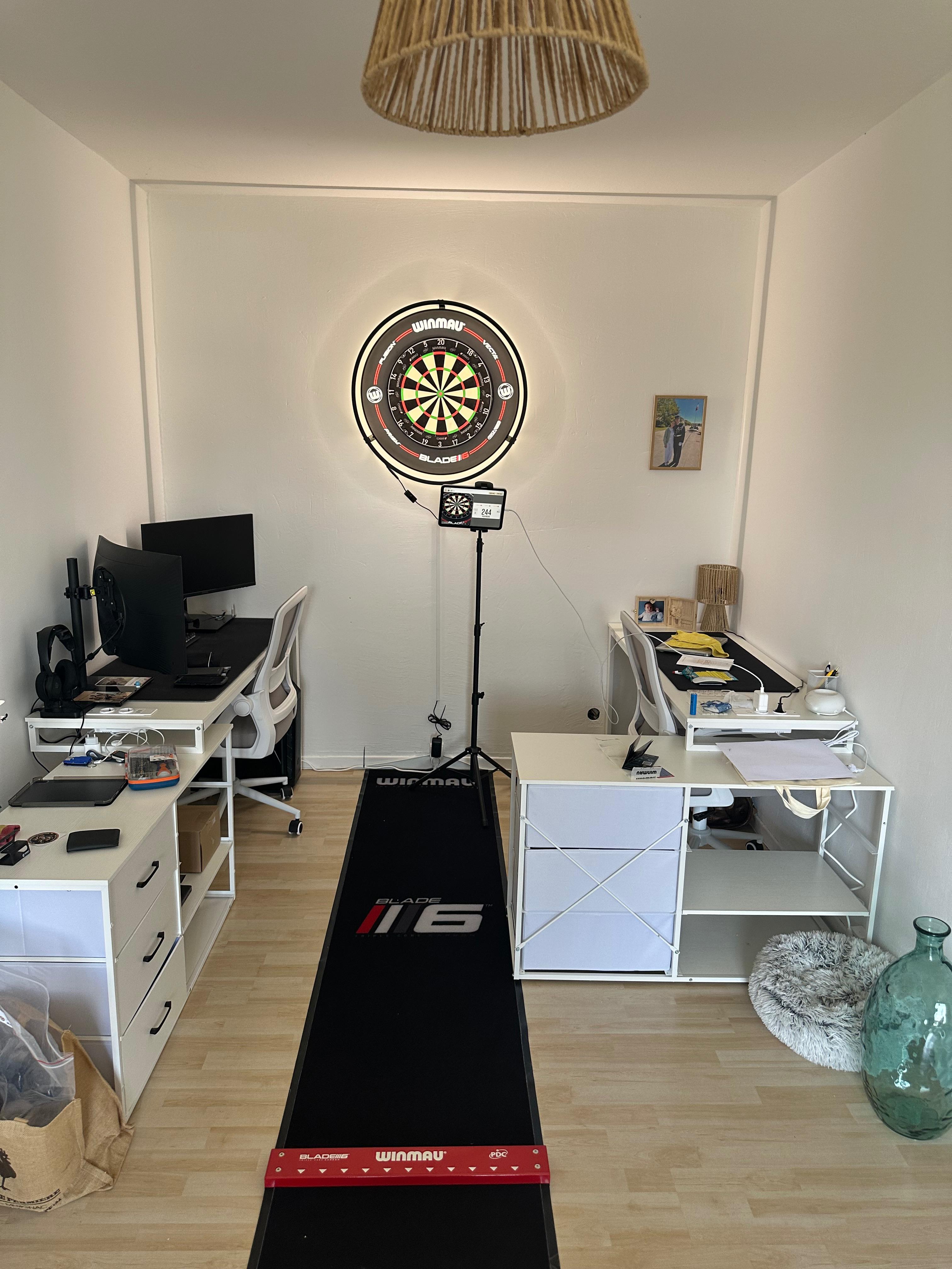 Set up fléchettes 