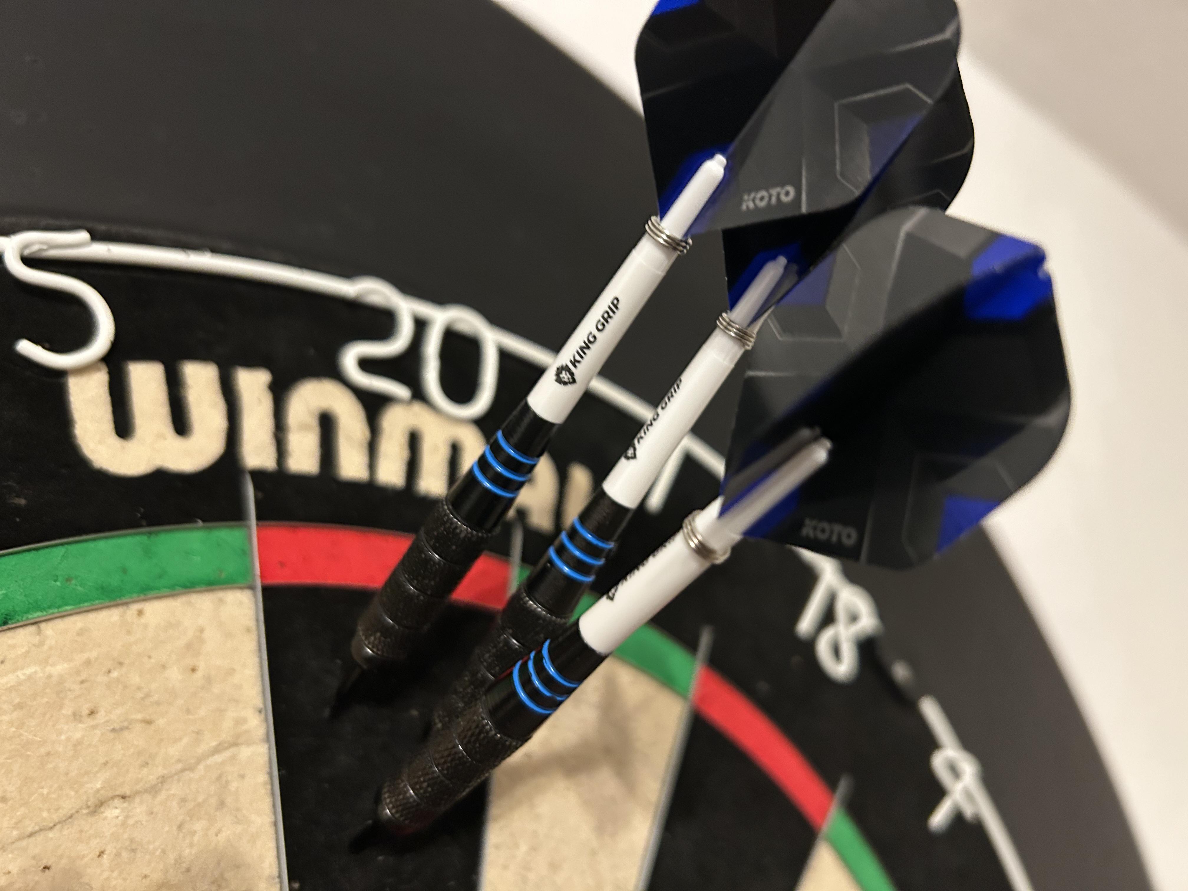Good Darts at home with my board bought at Dartshopper