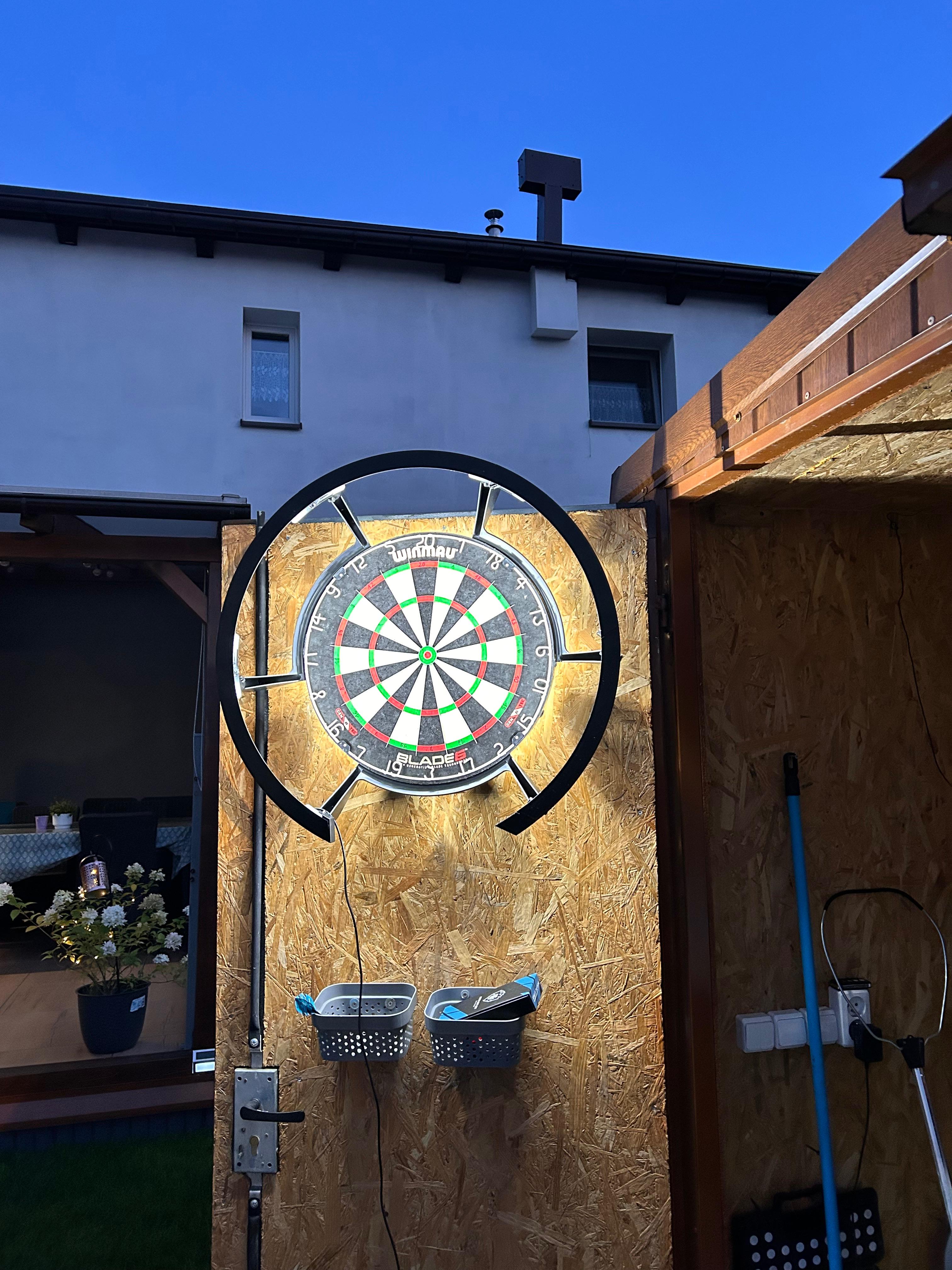 #dartshopper idealna opona i oświetlenie do tarczy 