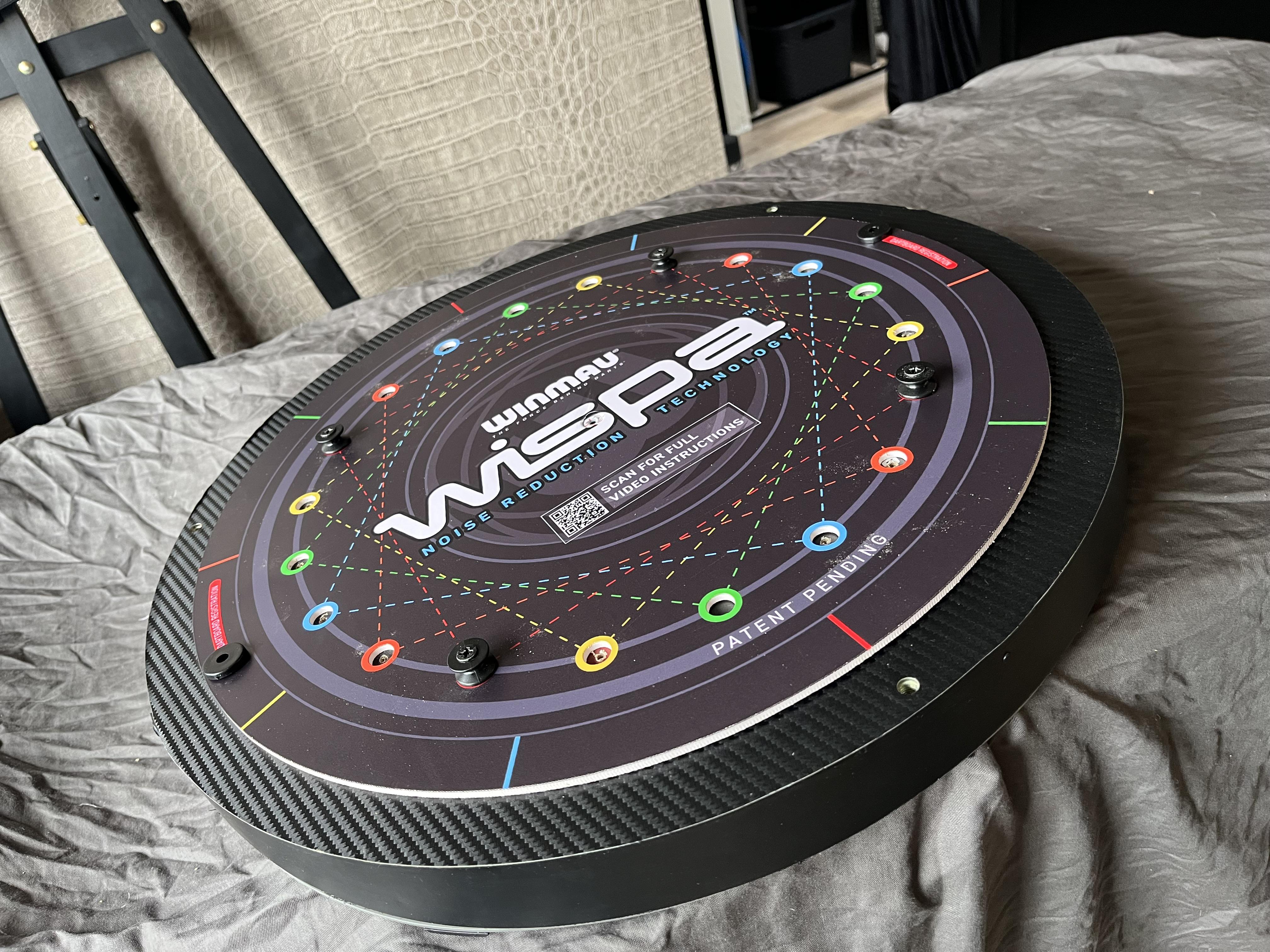 Winmau wispa systeem opgehangen 👌