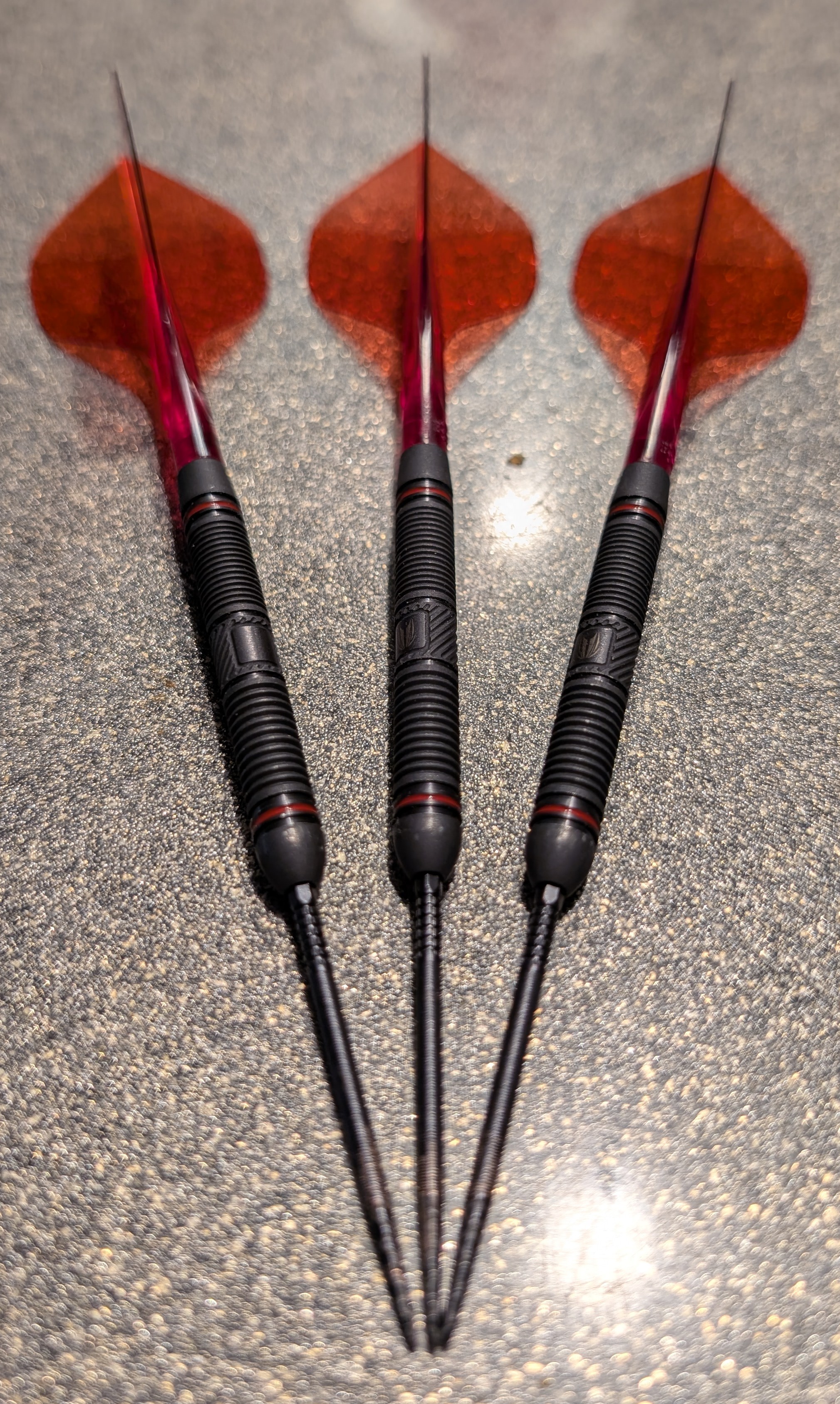 Love 😘 this new set up I've done for 2025. Target scope 01 24g with 40mm Swiss DX 120, Flights Condor AXE 120 Tri Sweet as thanks to Dartshopper!