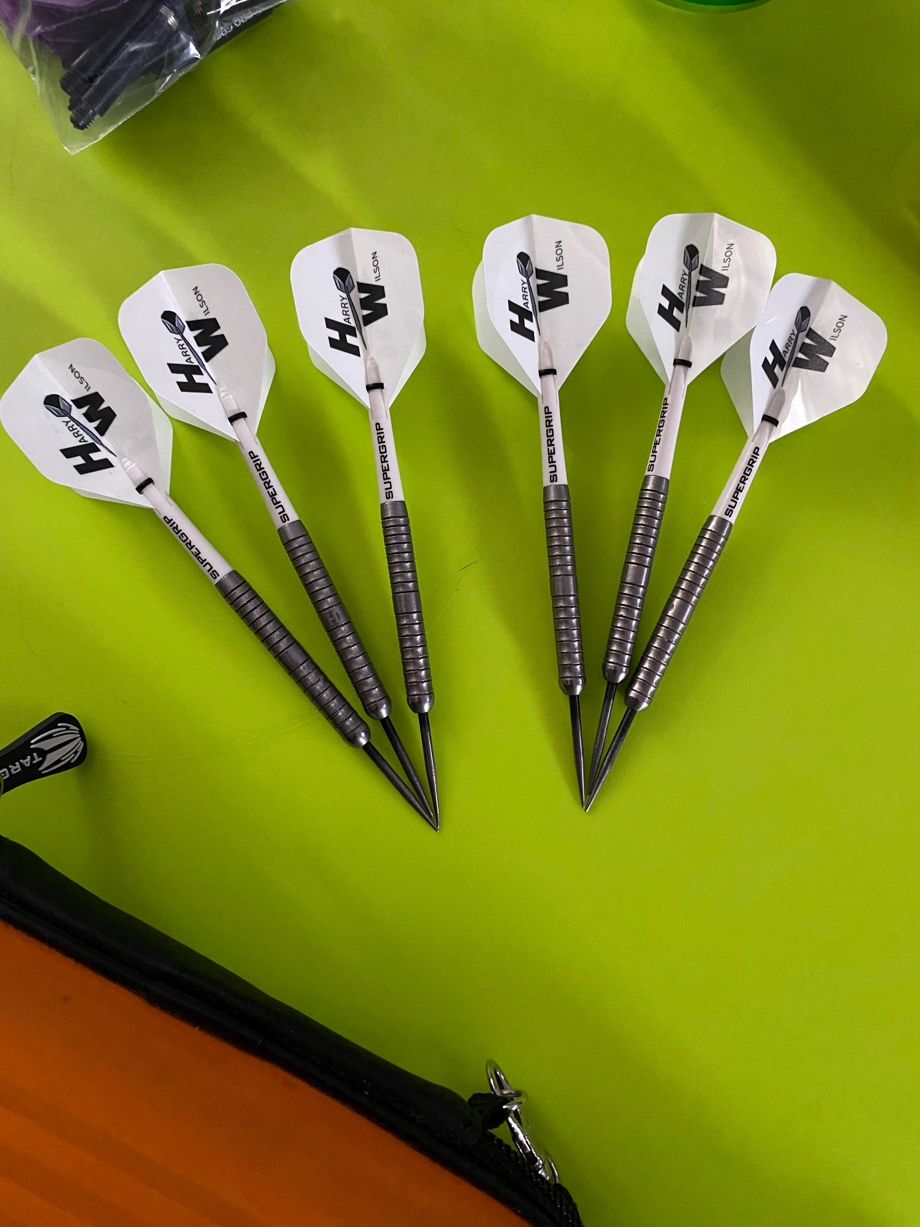 Received my personalised flights and super grip stems! 