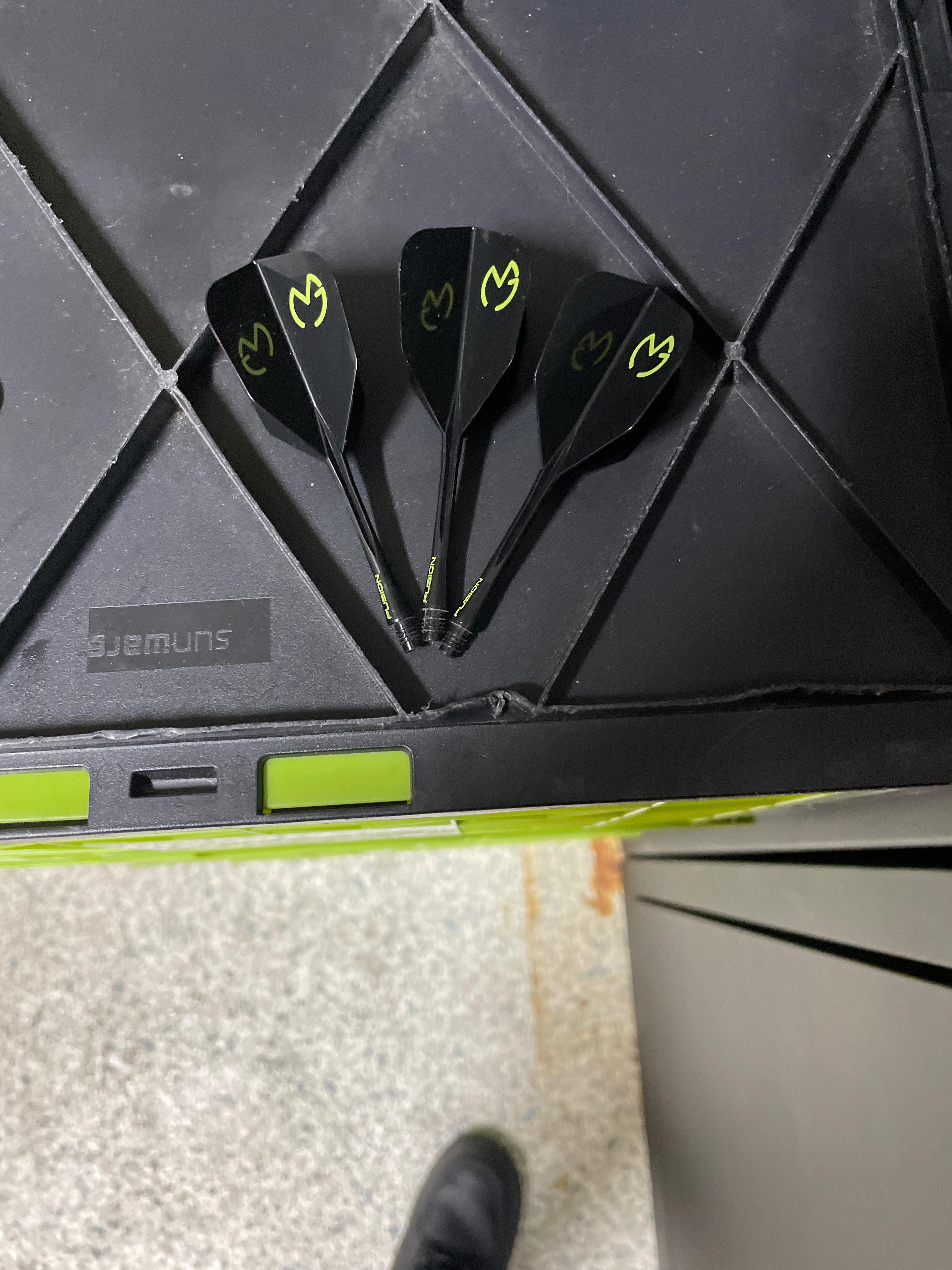 Micheal van Gerwen dart flights