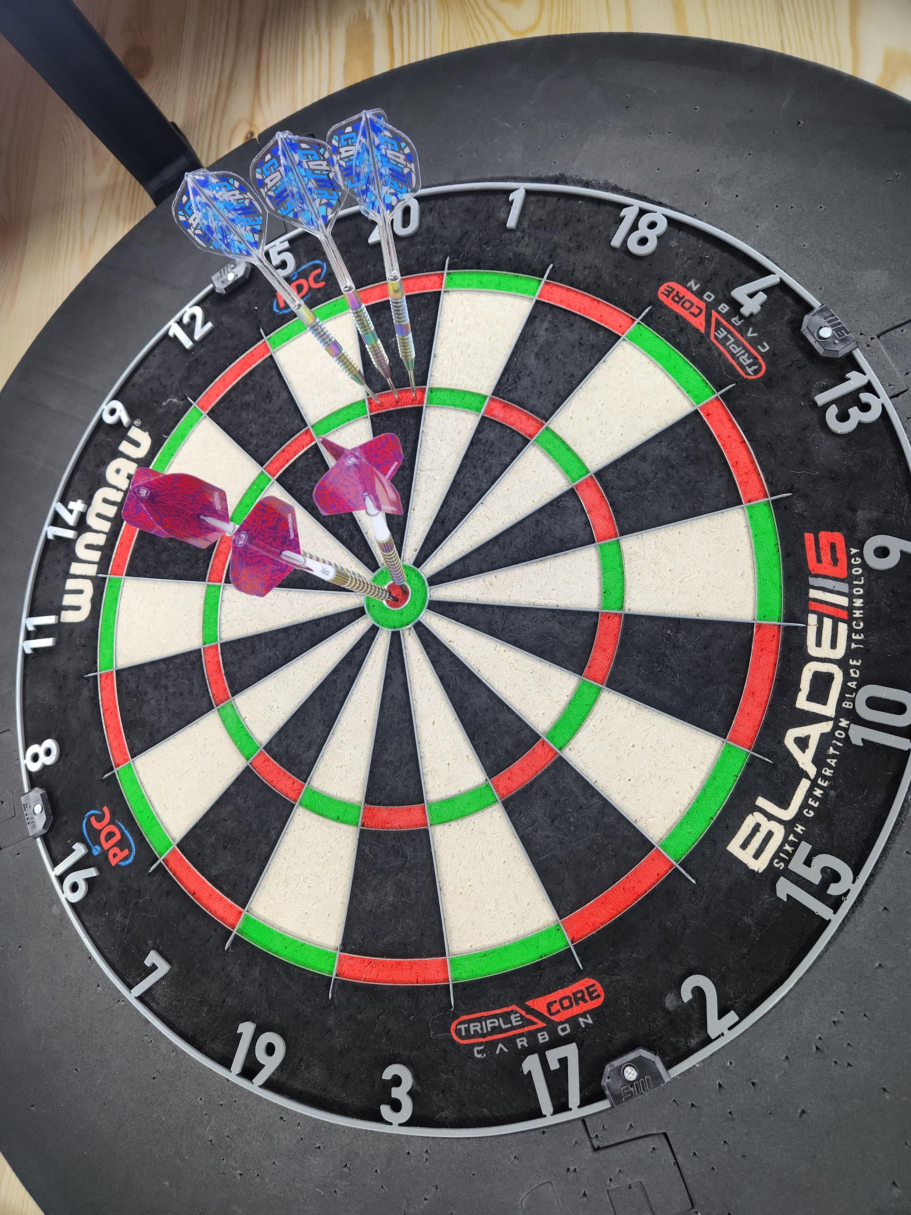 Happy with the purchase, dartboard quality is amazing and darts just look georgeous!