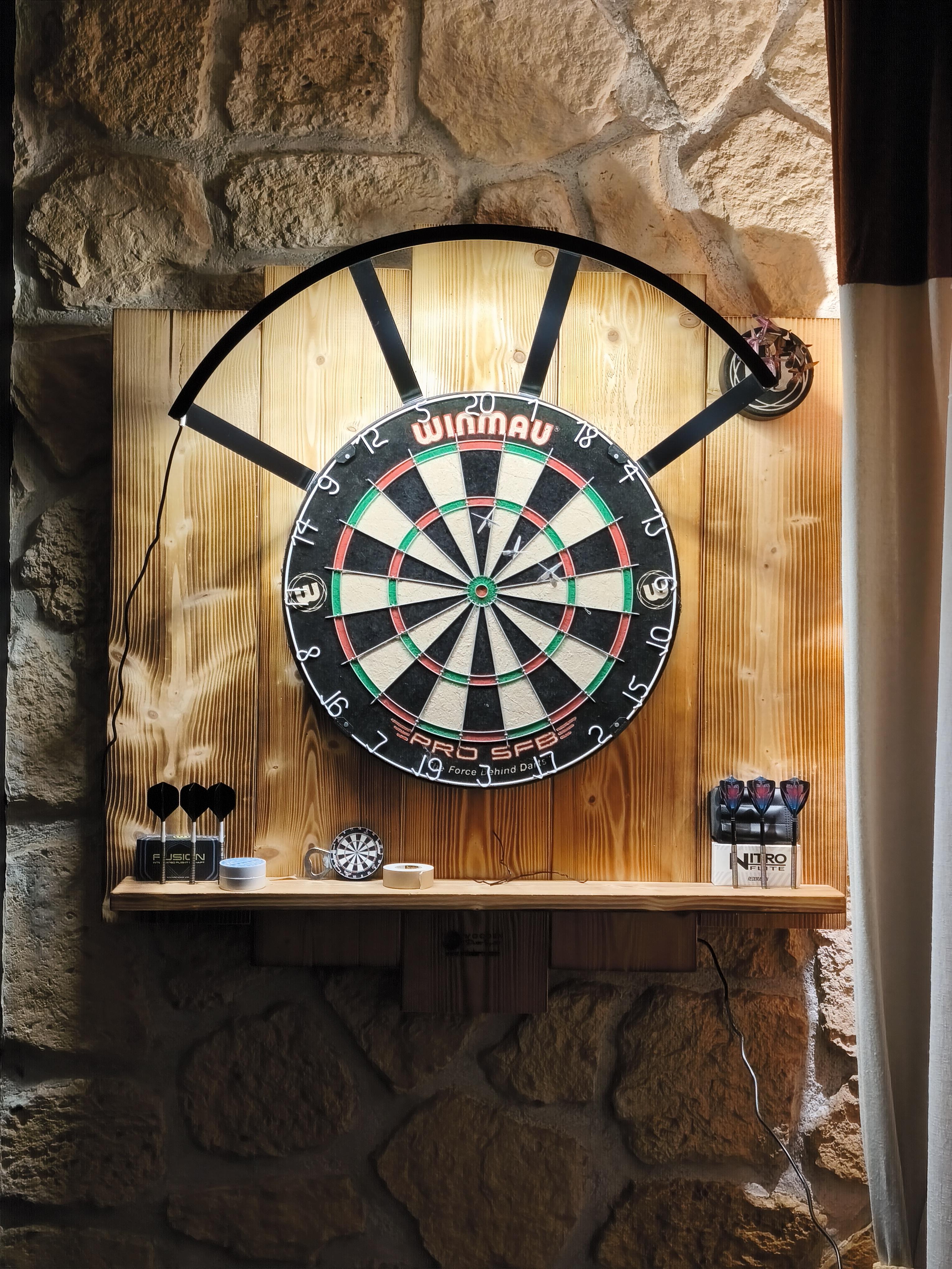 Éclairage Winmau + cible Winmau 