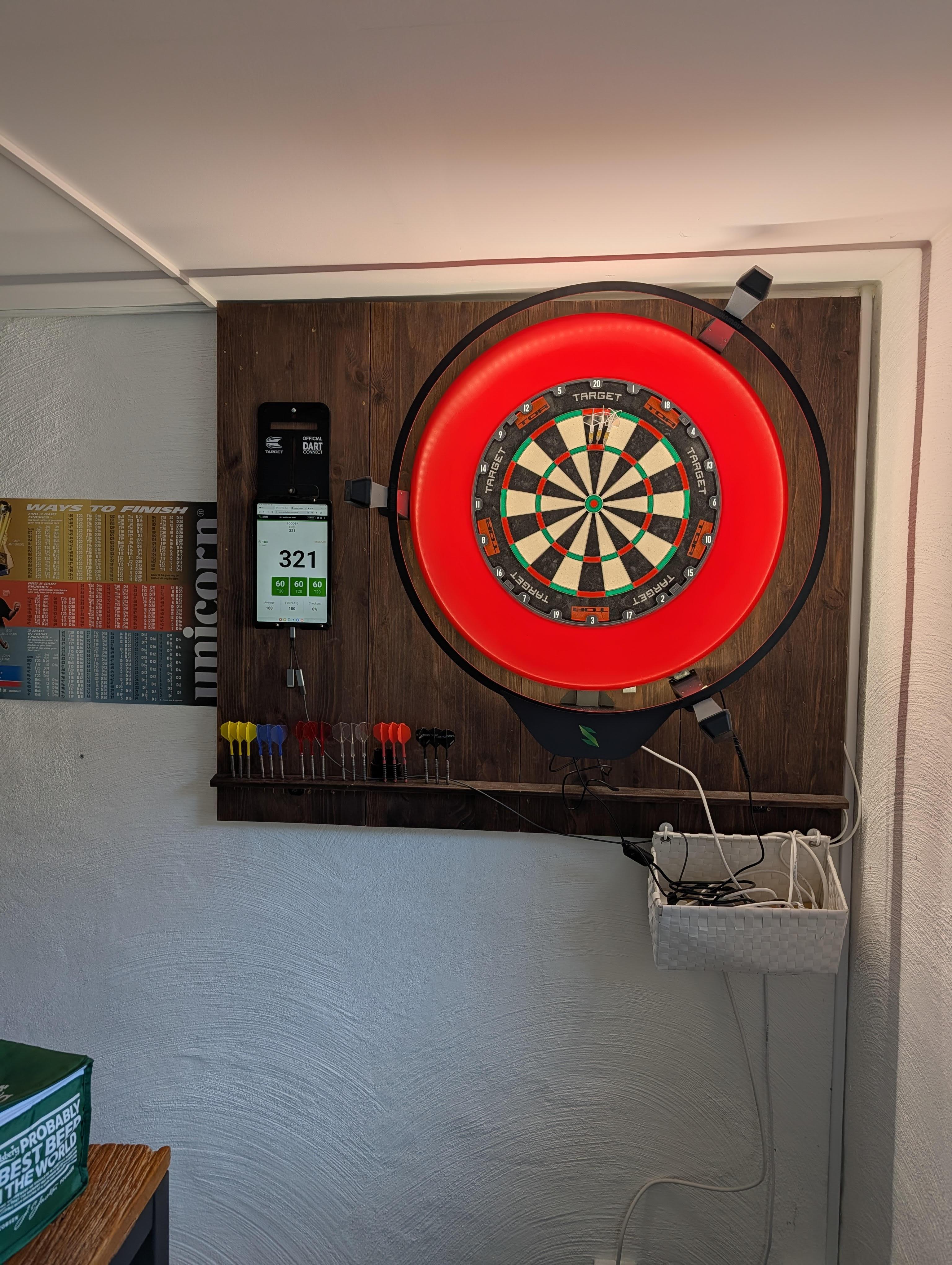 Scolia Home 2 + Dartsboard, Surround and new darts from Target