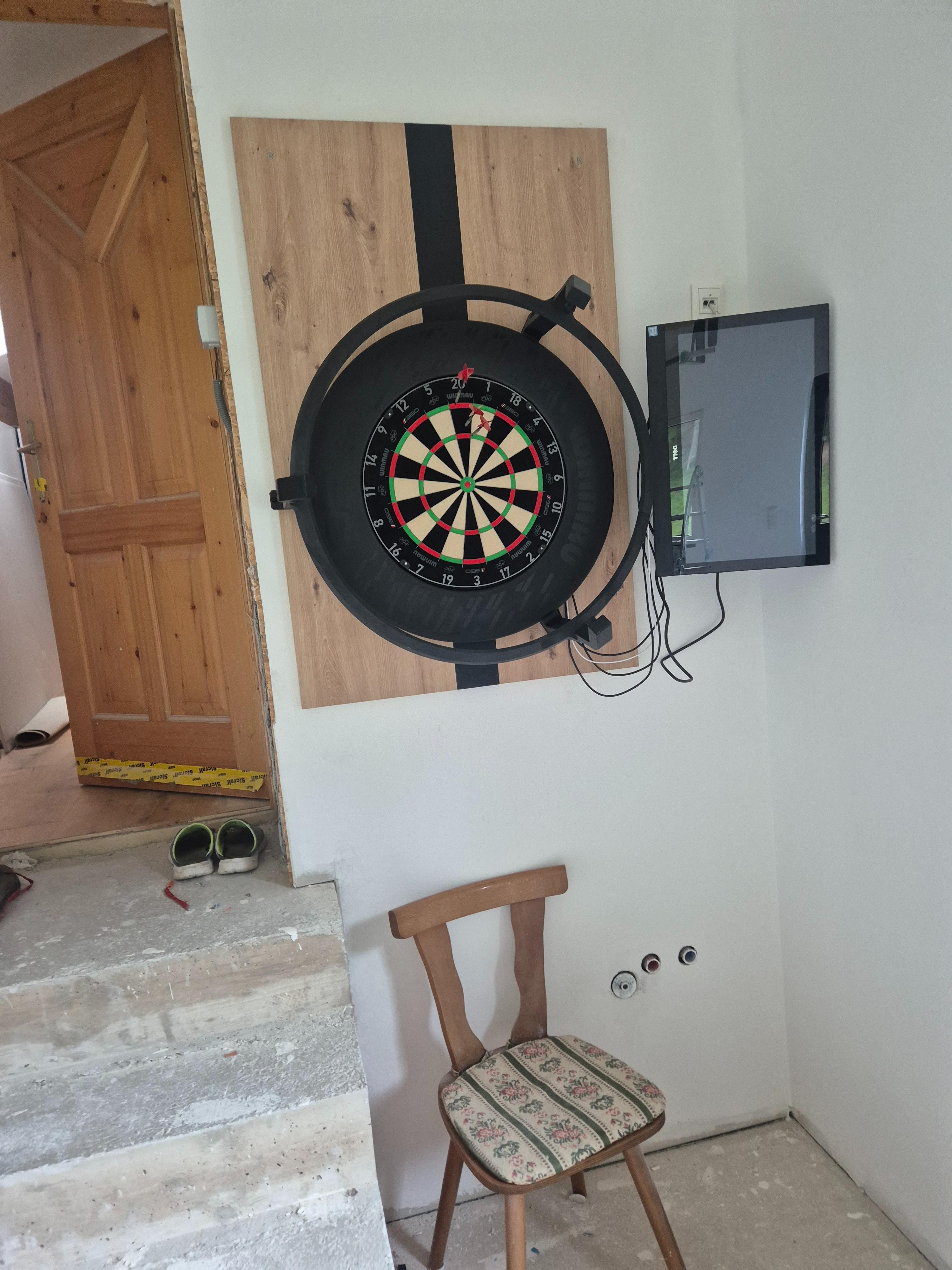 Neue Dartscheibe 