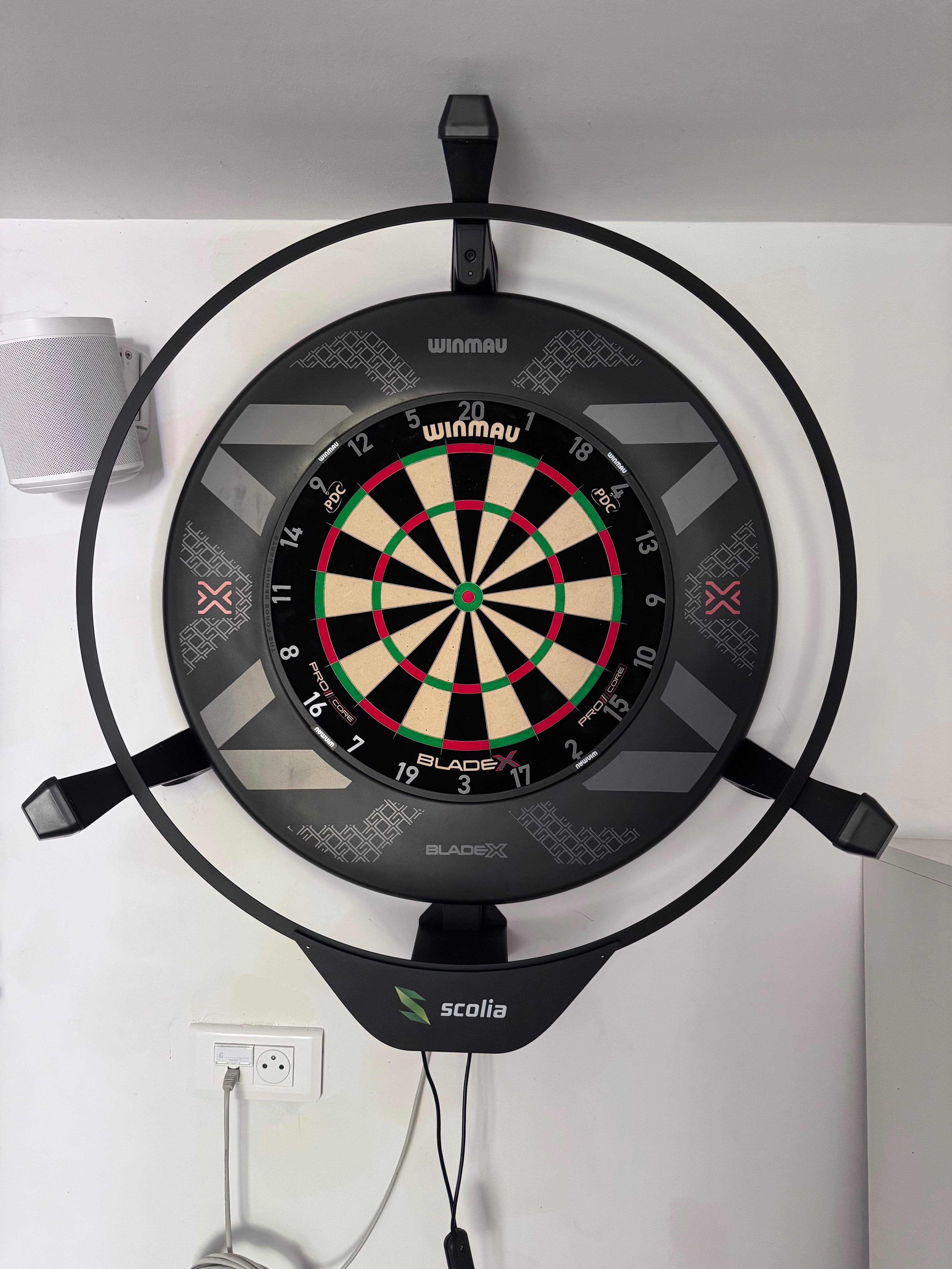 Scolia Home 2 + winmau blade x