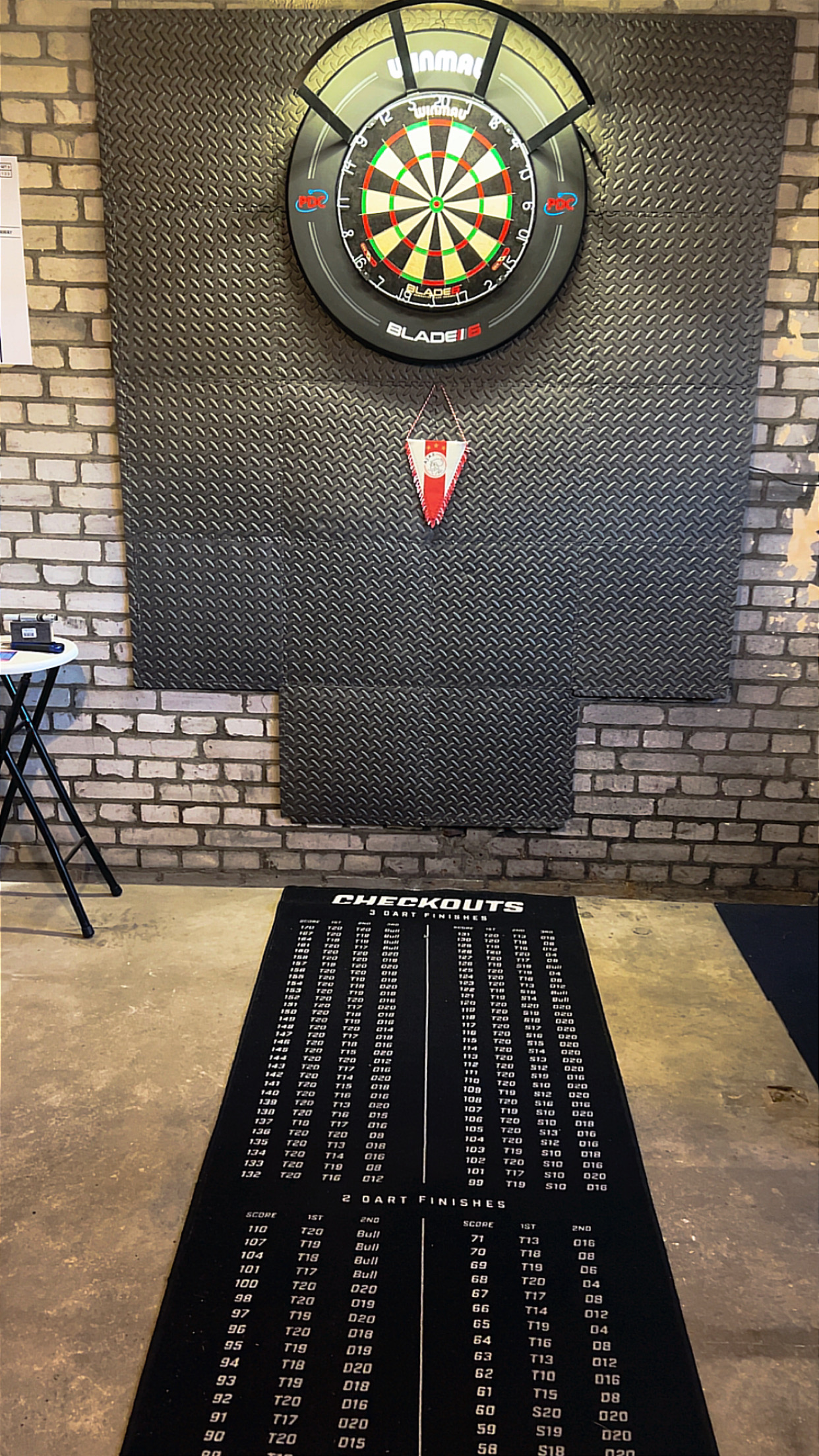 Top Darts setup van dartsshopper