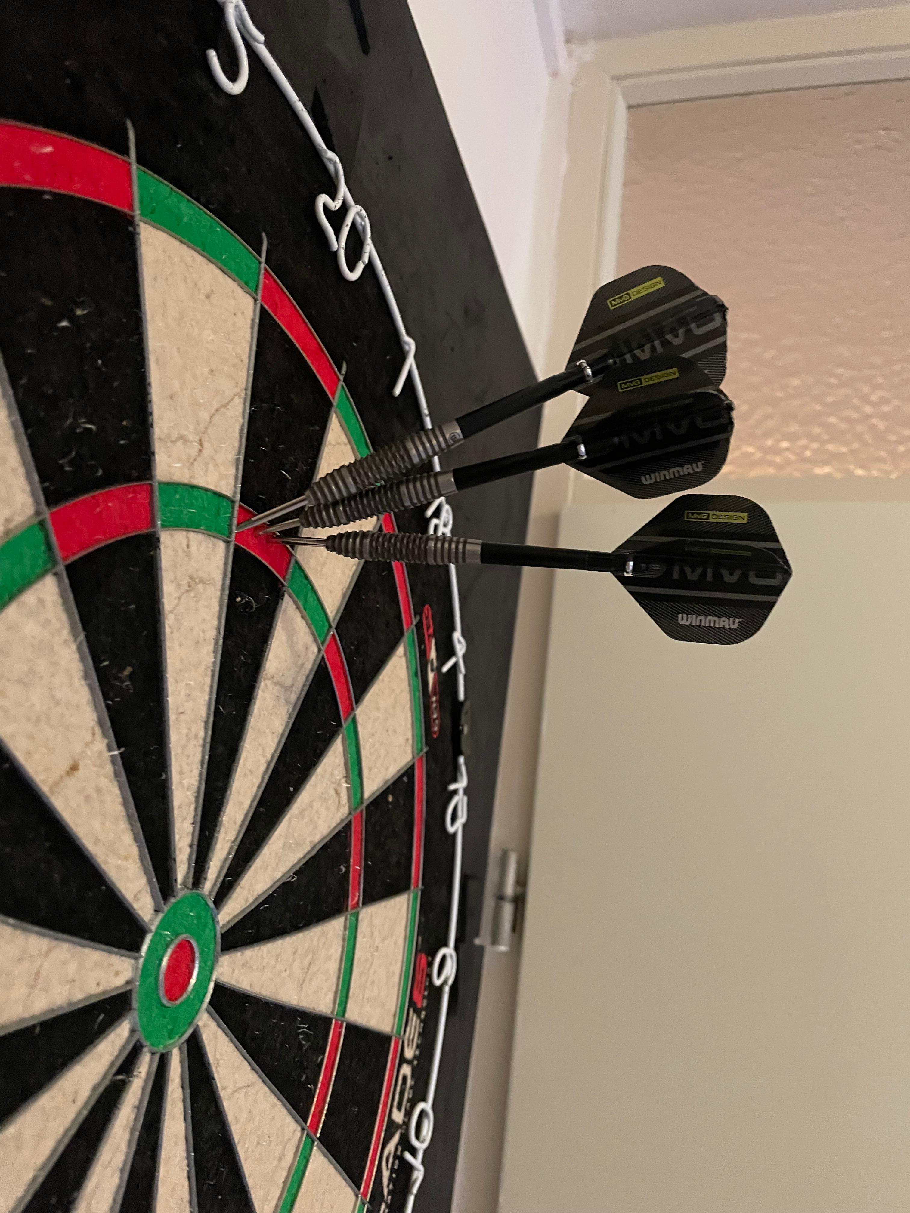 Nieuwe Winmau kairos 01. Super blij mee!!