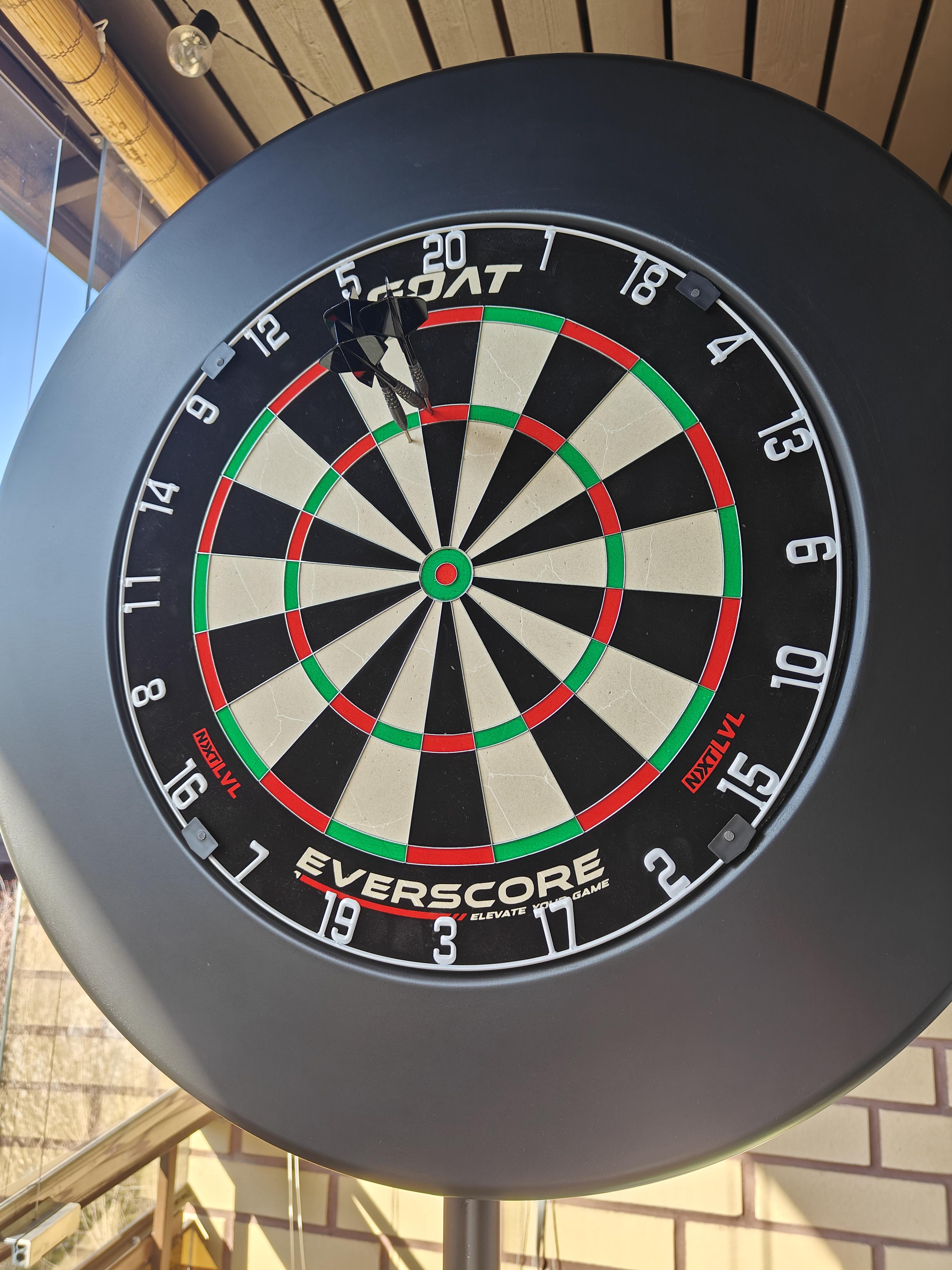 Nice weather, nice board, nice darts !