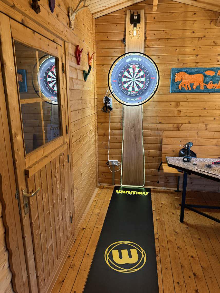 Neues Dart Setup fürs Gartenhaus 