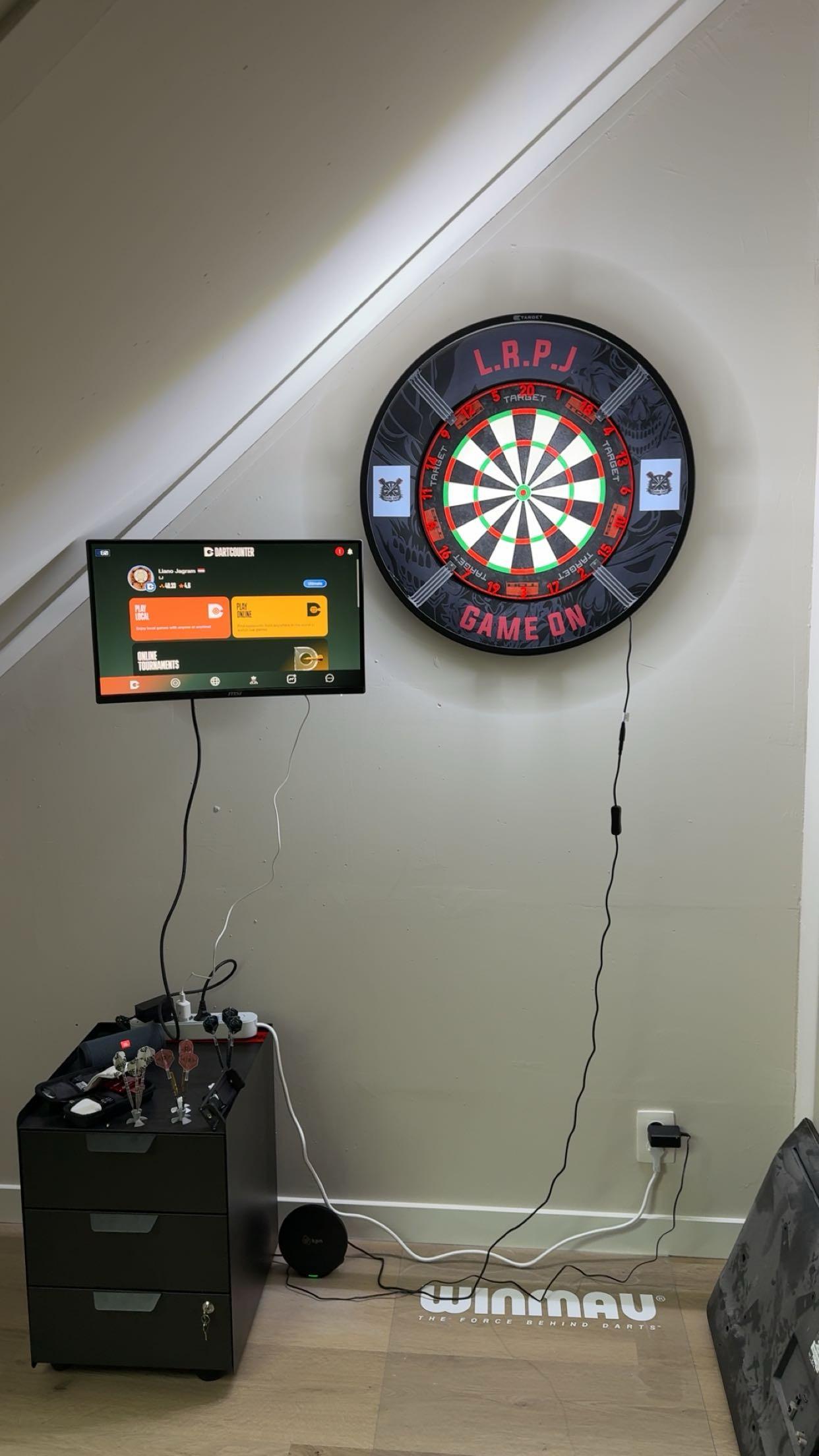 The setup compleet van dartshopper 