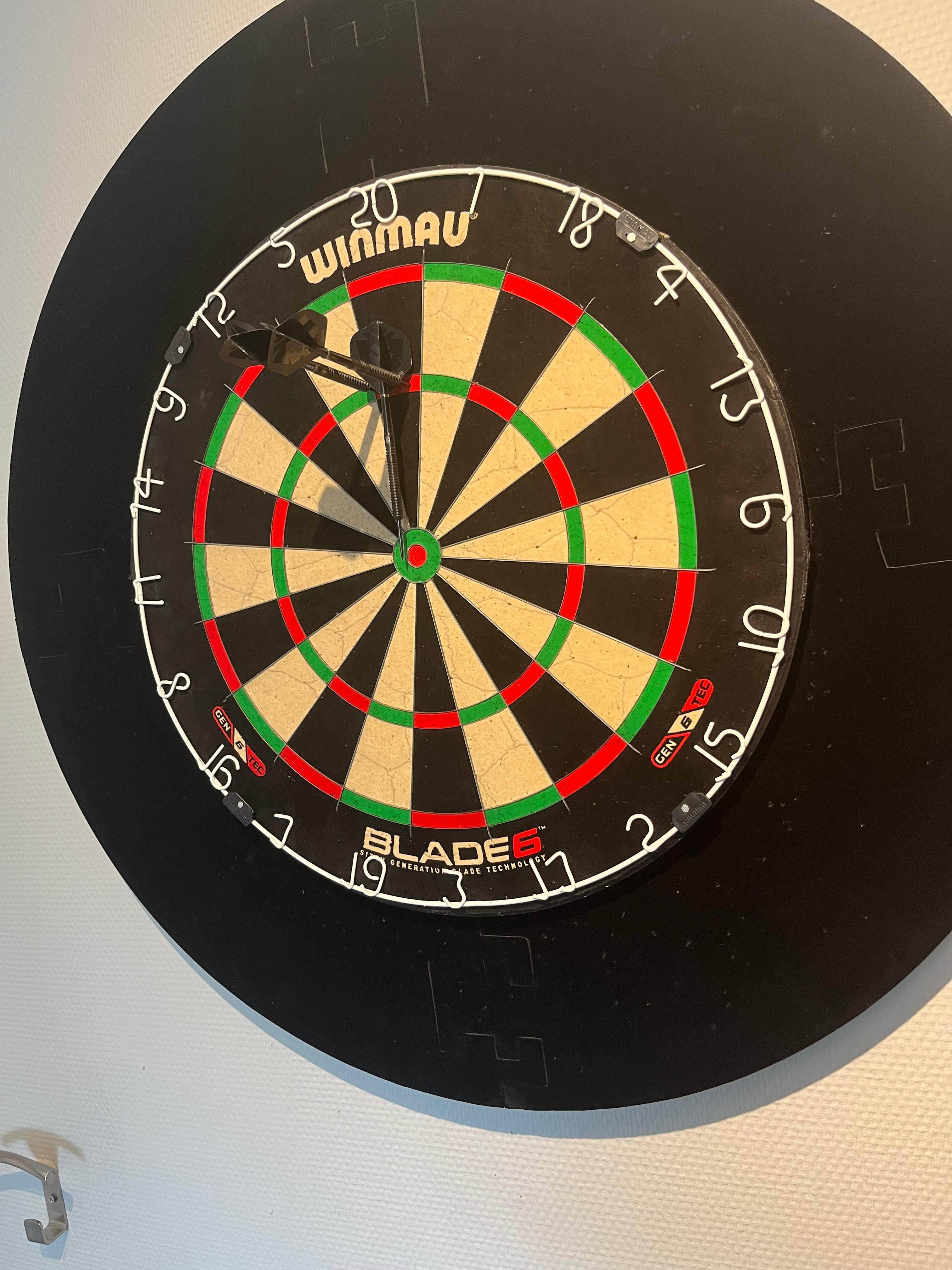 Winmau blade 6 + Koto surround 4pcs + Koto Sting black straight 90%