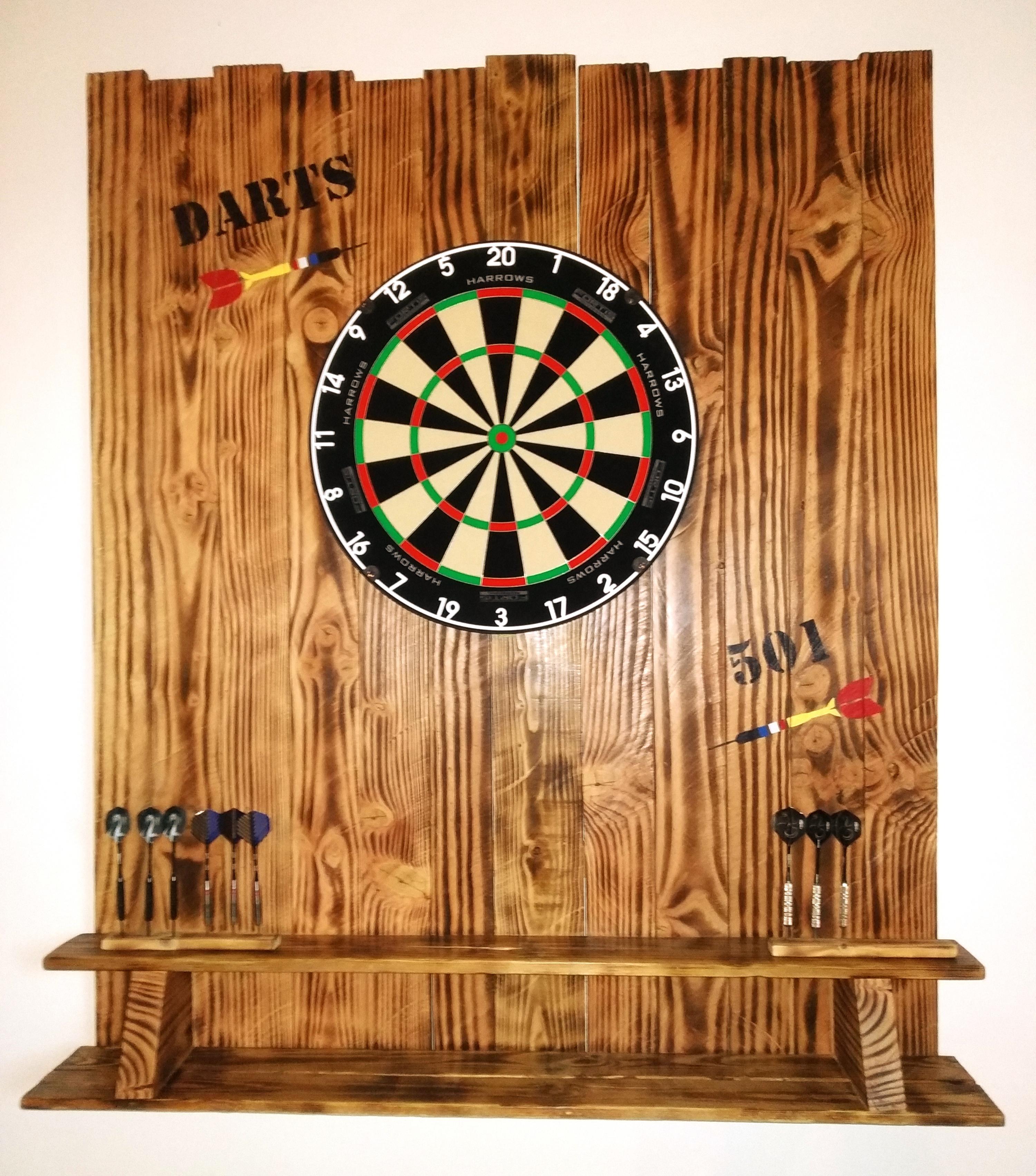  Ma cible Harrows Fortis installée sur mon support en bois fait maison.