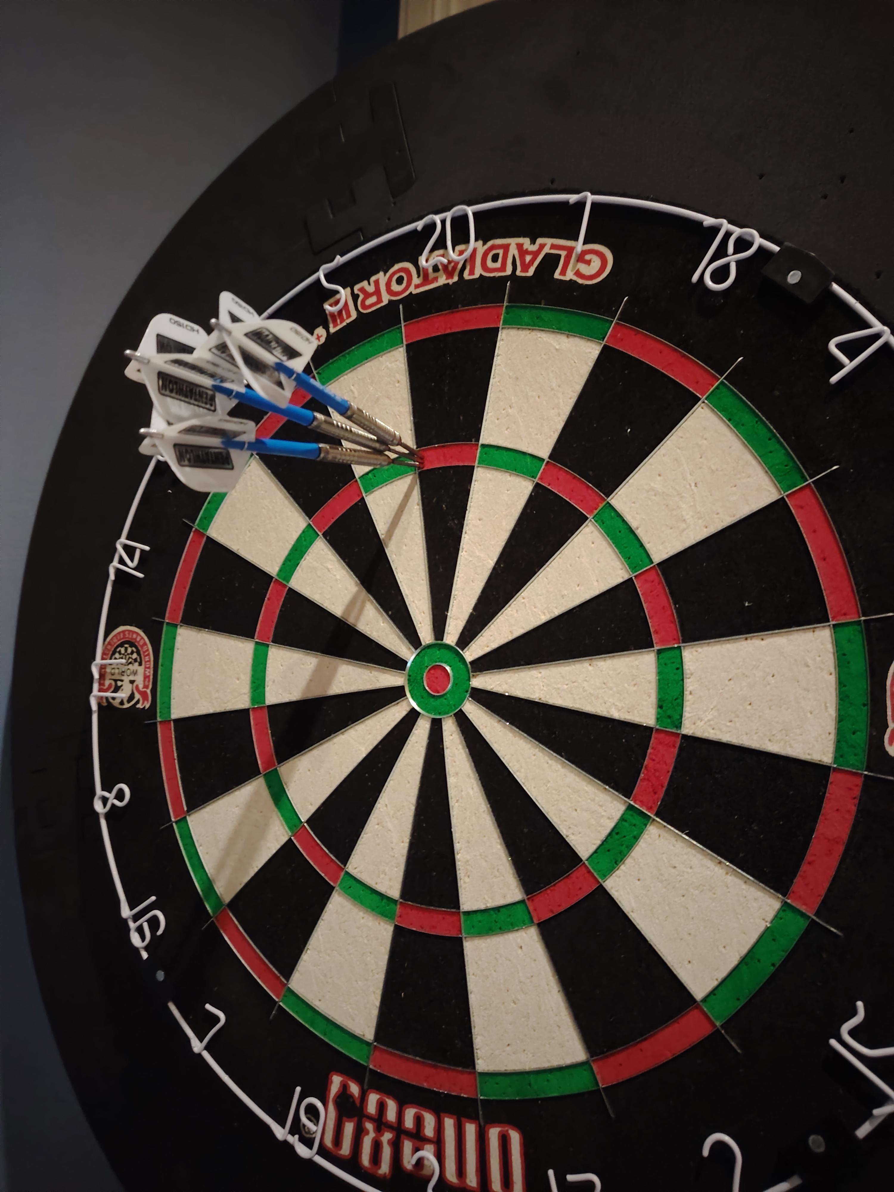 Darts, dartboard, points and flights bought on Dartshopper