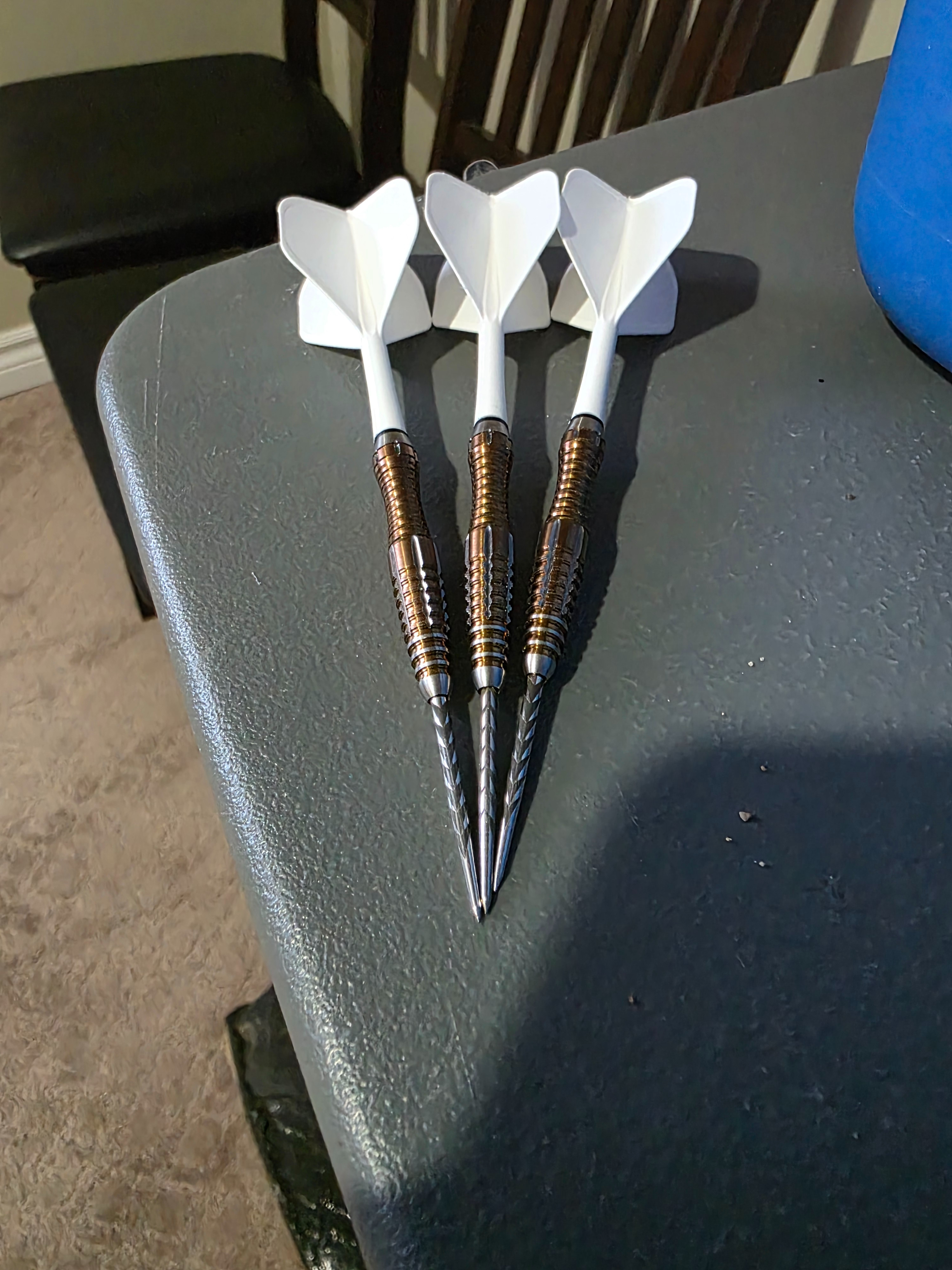 My new darts with new shot flights.