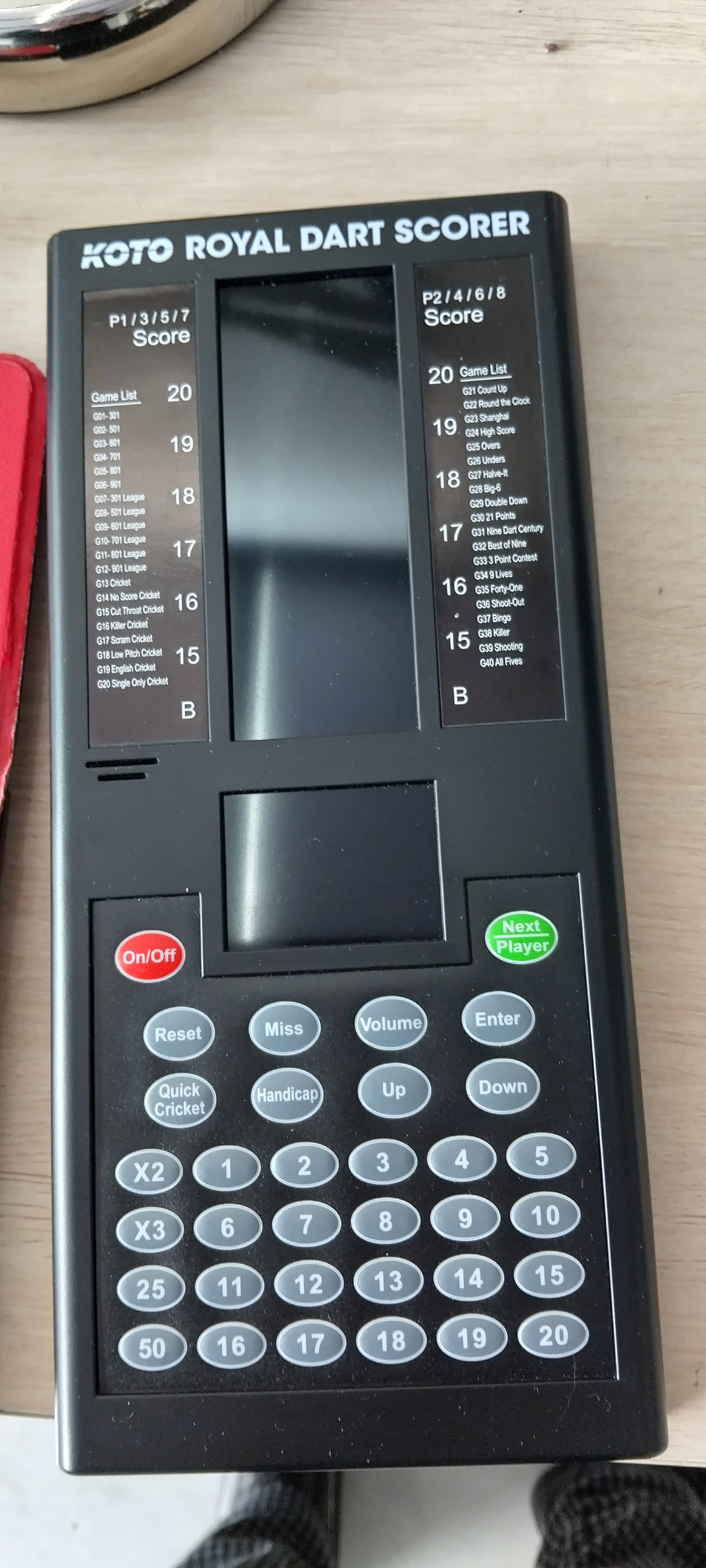 Koto Dart teller elektronisch
