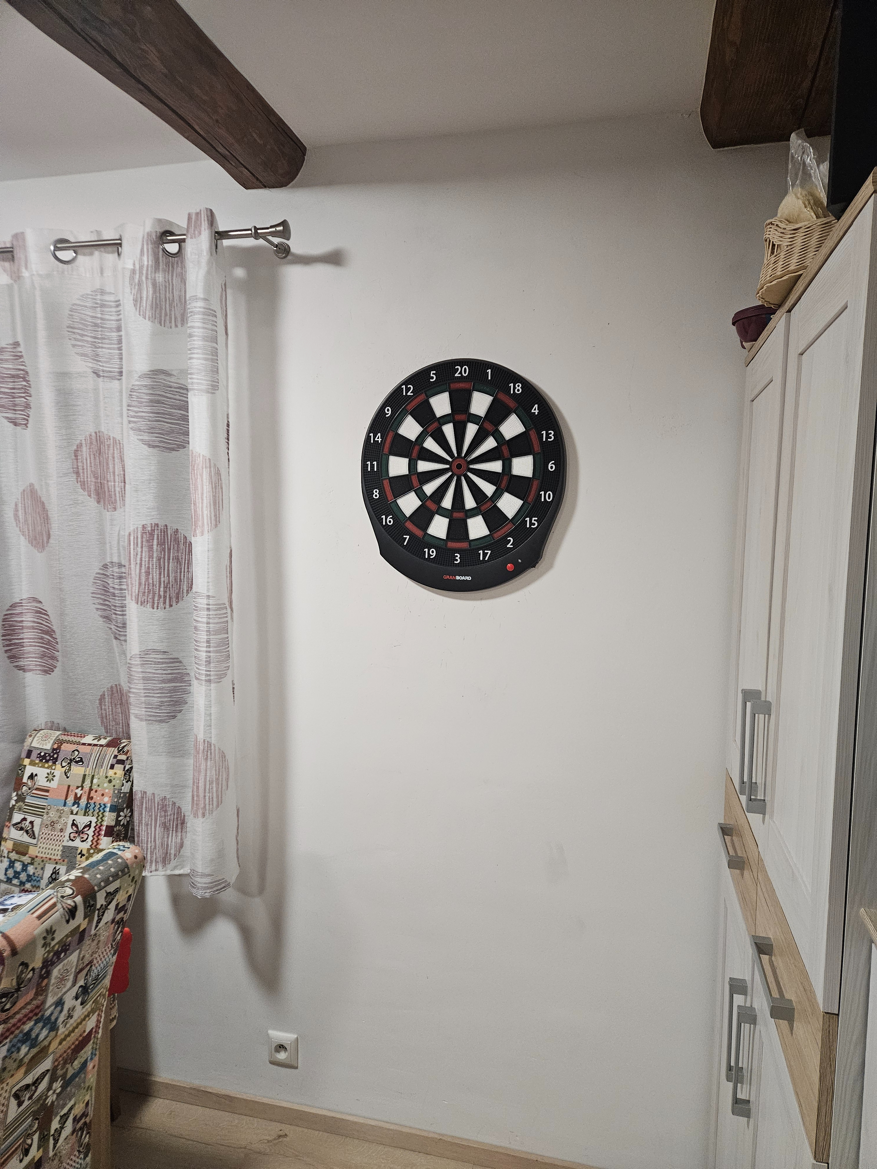 really good, overall satisfaction, kids like it and I'll throw the darts too