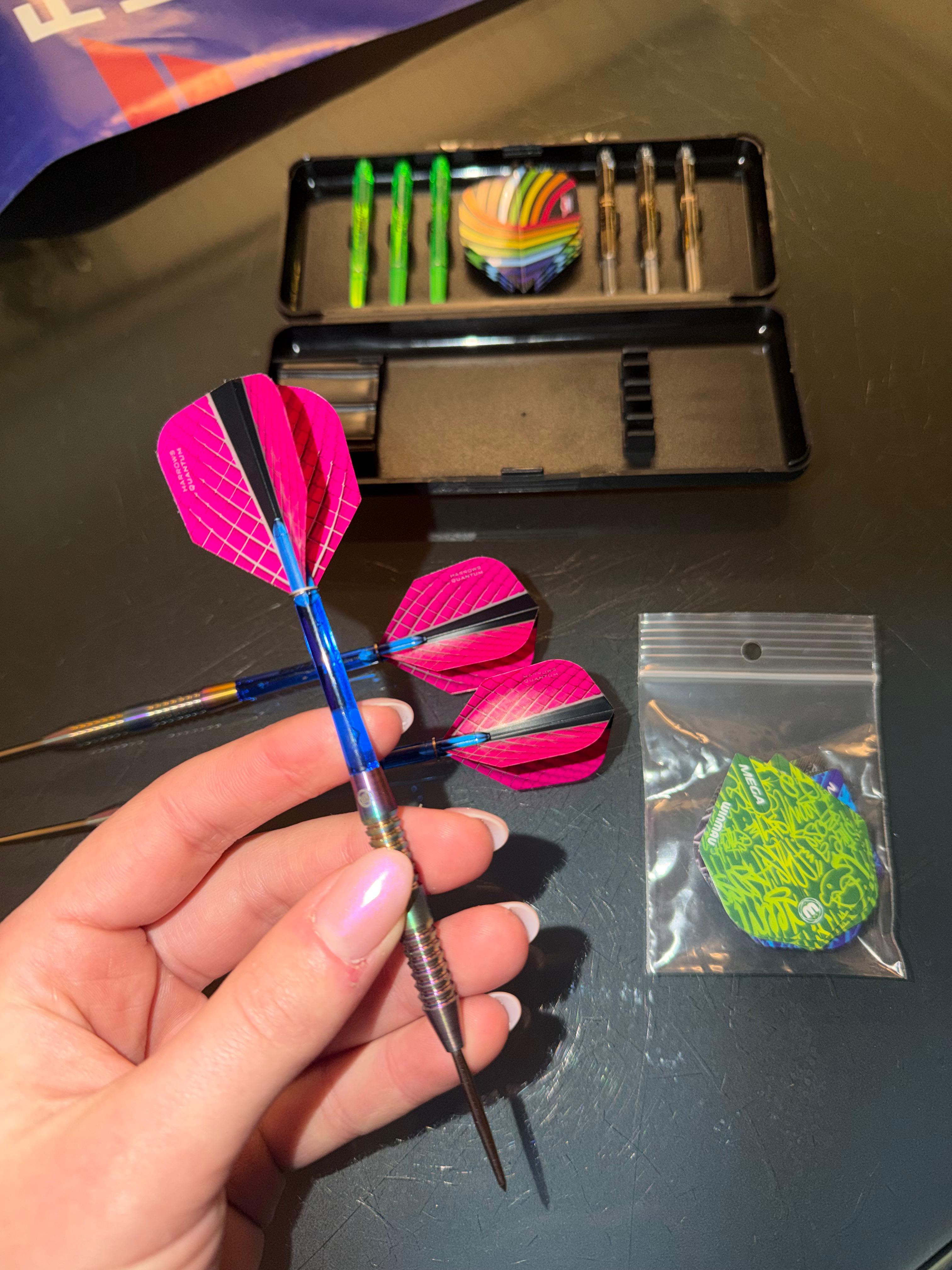 Regenboog darts!